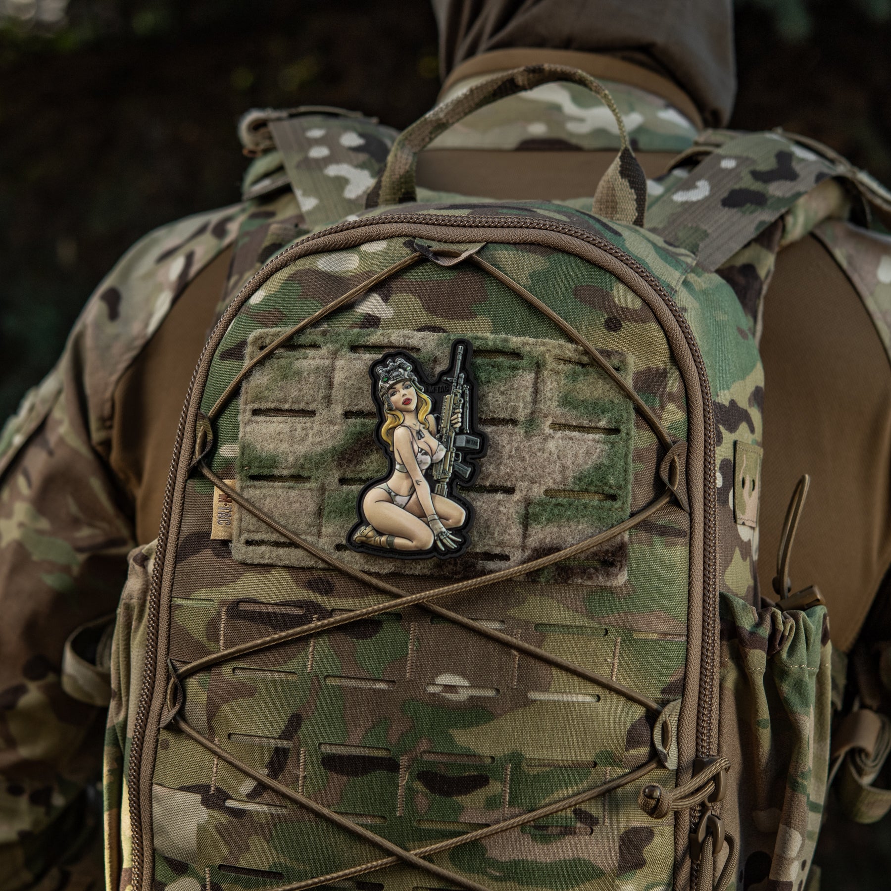 M-Tac нашивка Tactical girl №5 PVC MC