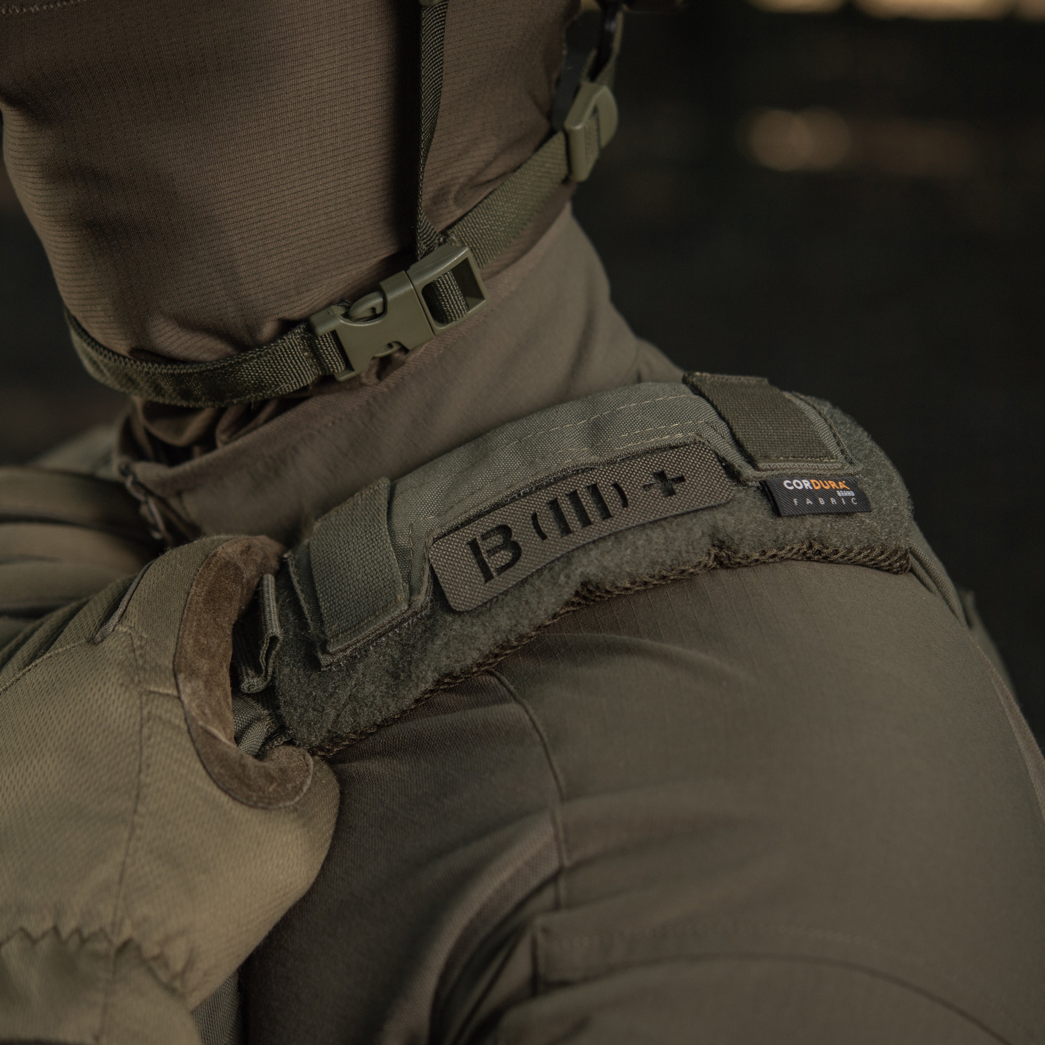 M-Tac нашивка група крові B (III) + наскрізна Laser Cut 25х80 Ranger Green