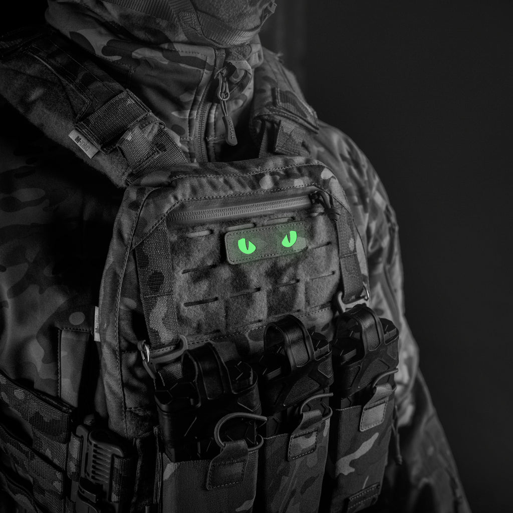 M-Tac нашивка Cat Eyes Laser Cut Multicam/світлонакопичувач