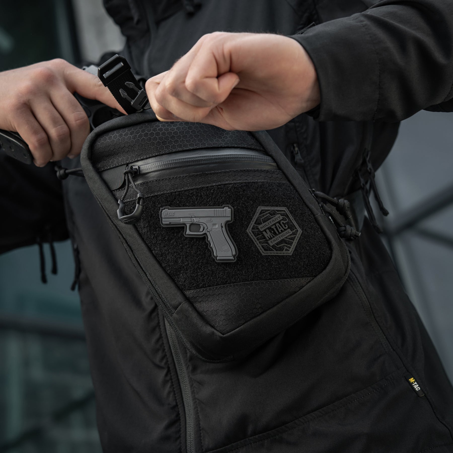 M-Tac нашивка Glok Grey