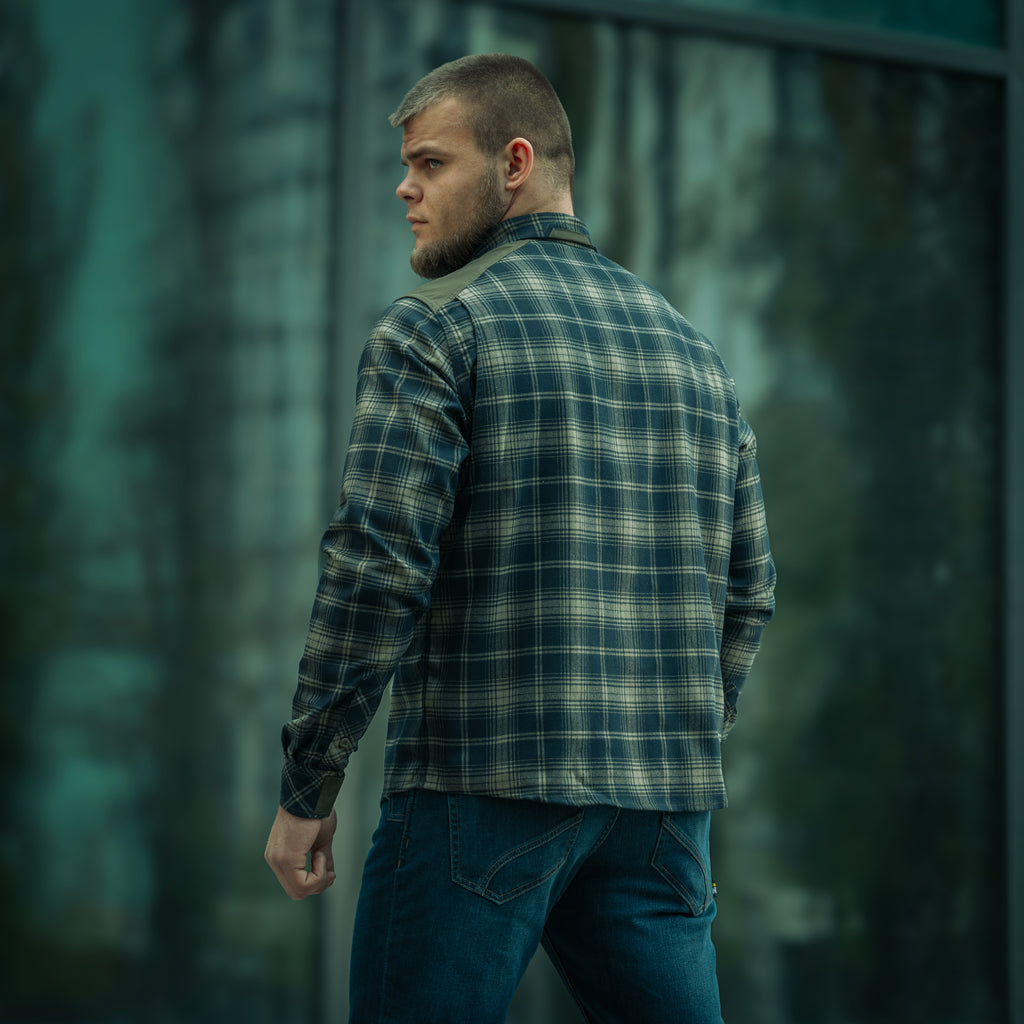 M-Tac сорочка Redneck Shirt Olive/Navy Blue