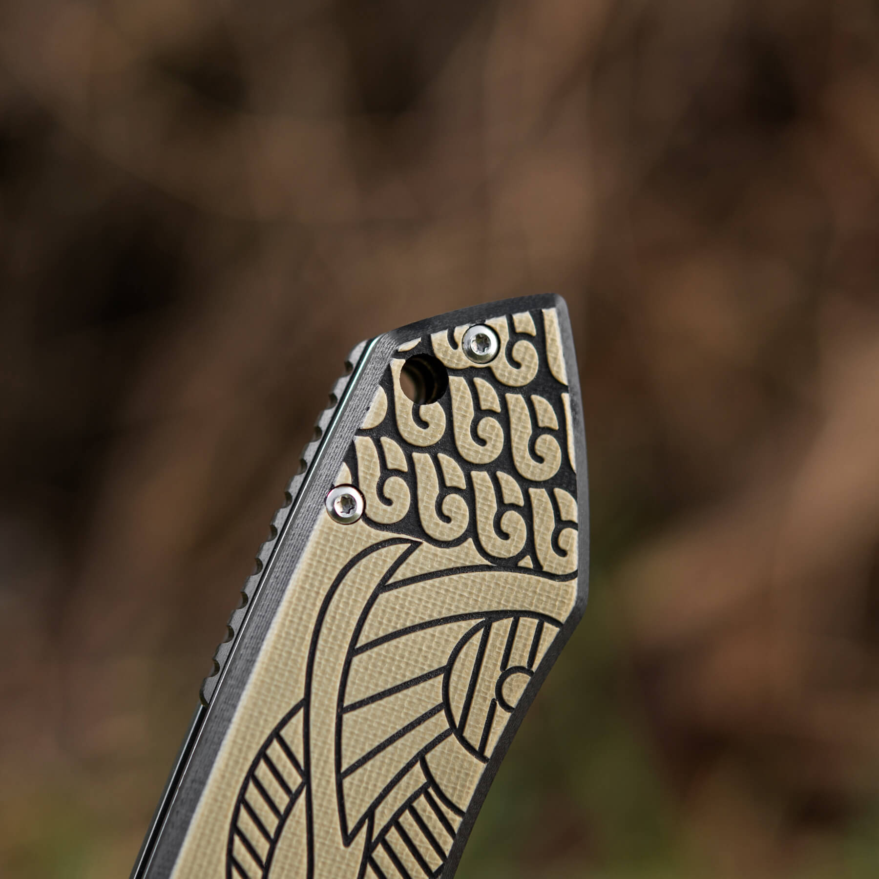 M-Tac ніж складний Type 12 Scandinavian Black/Sand