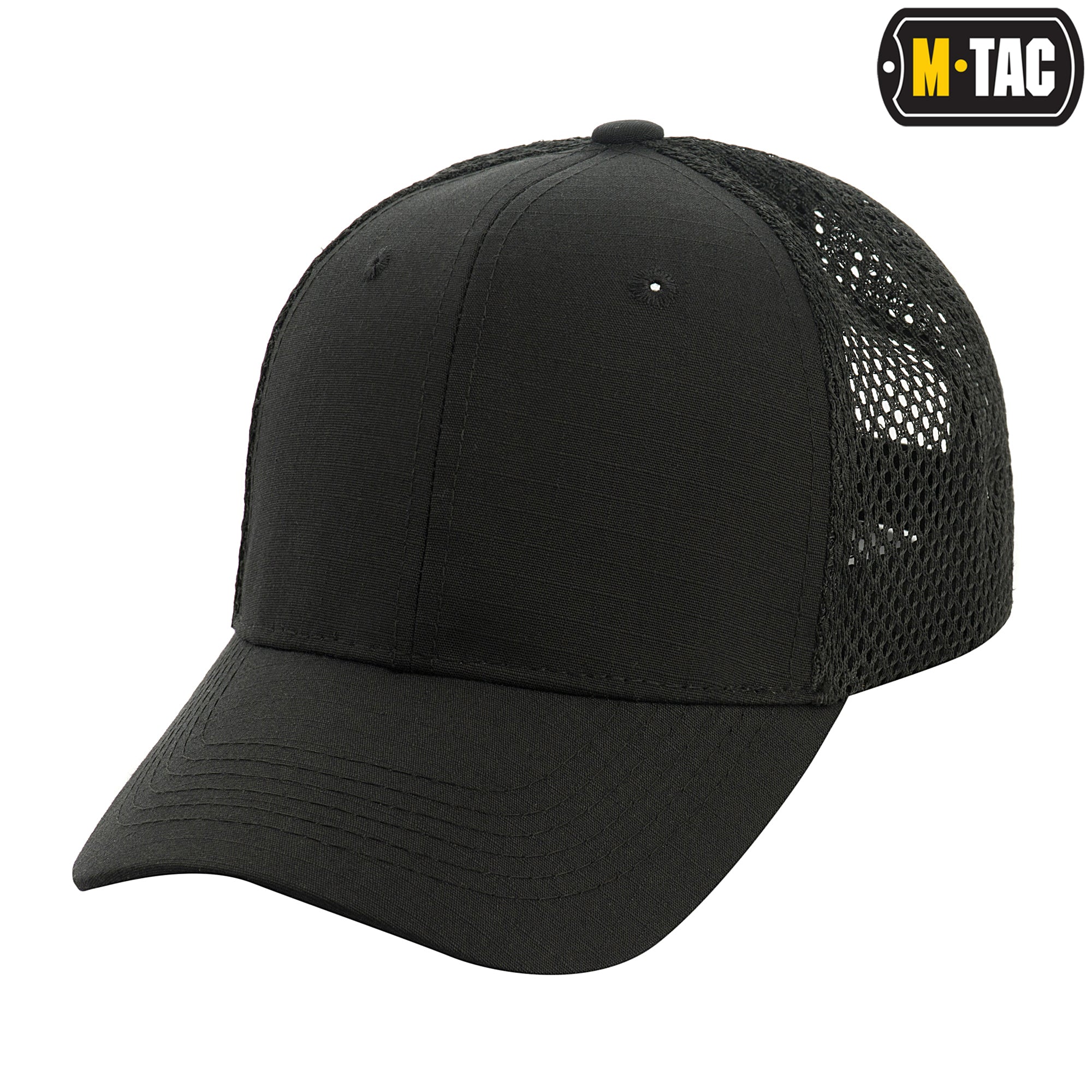 M-Tac бейсболка з сіткою Flex ріп-стоп Black