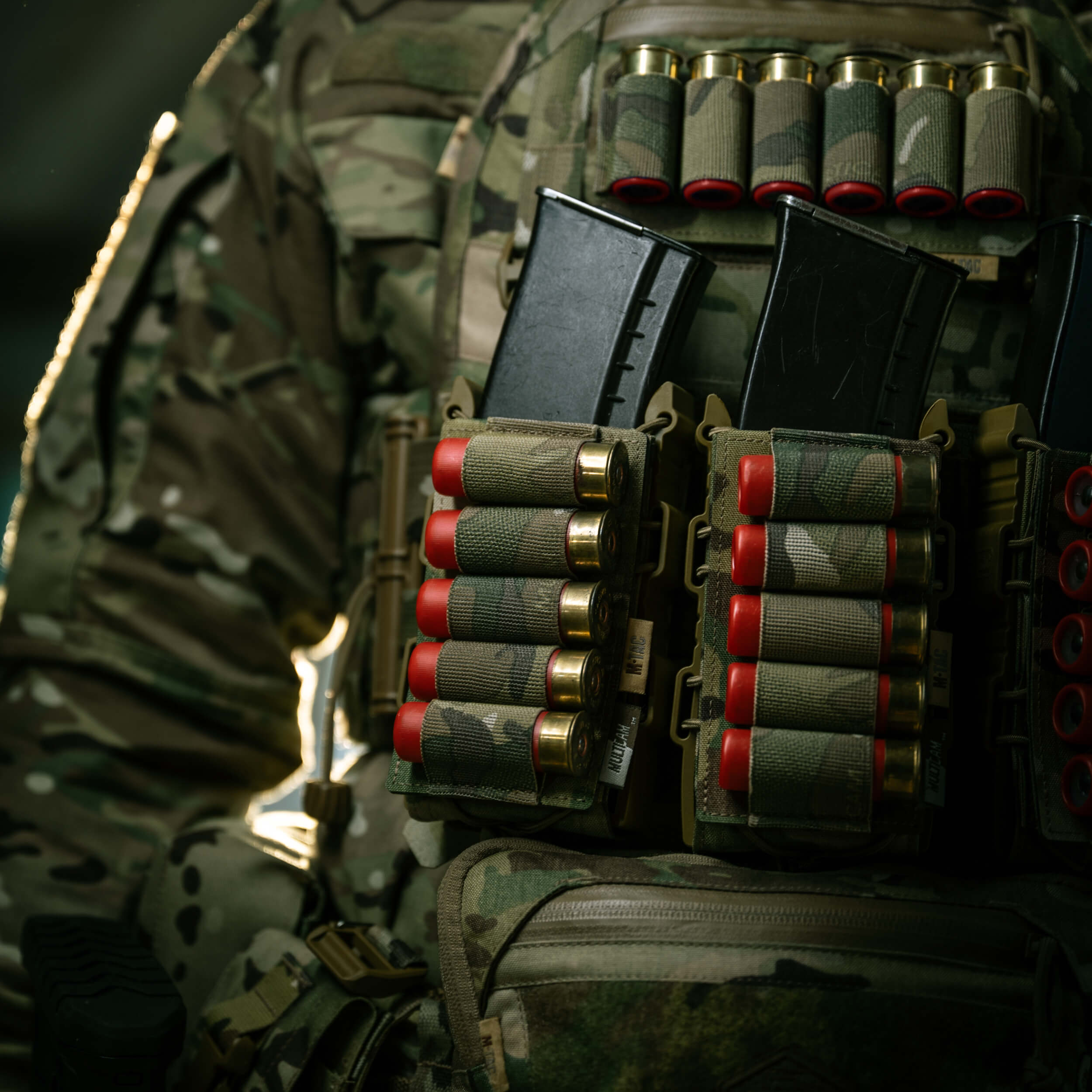 M-Tac підсумок для набоїв 12 калібру Laser Cut Multicam