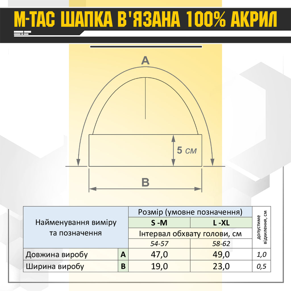 M-Tac шапка тонка вязка 100% акрил Dark Olive