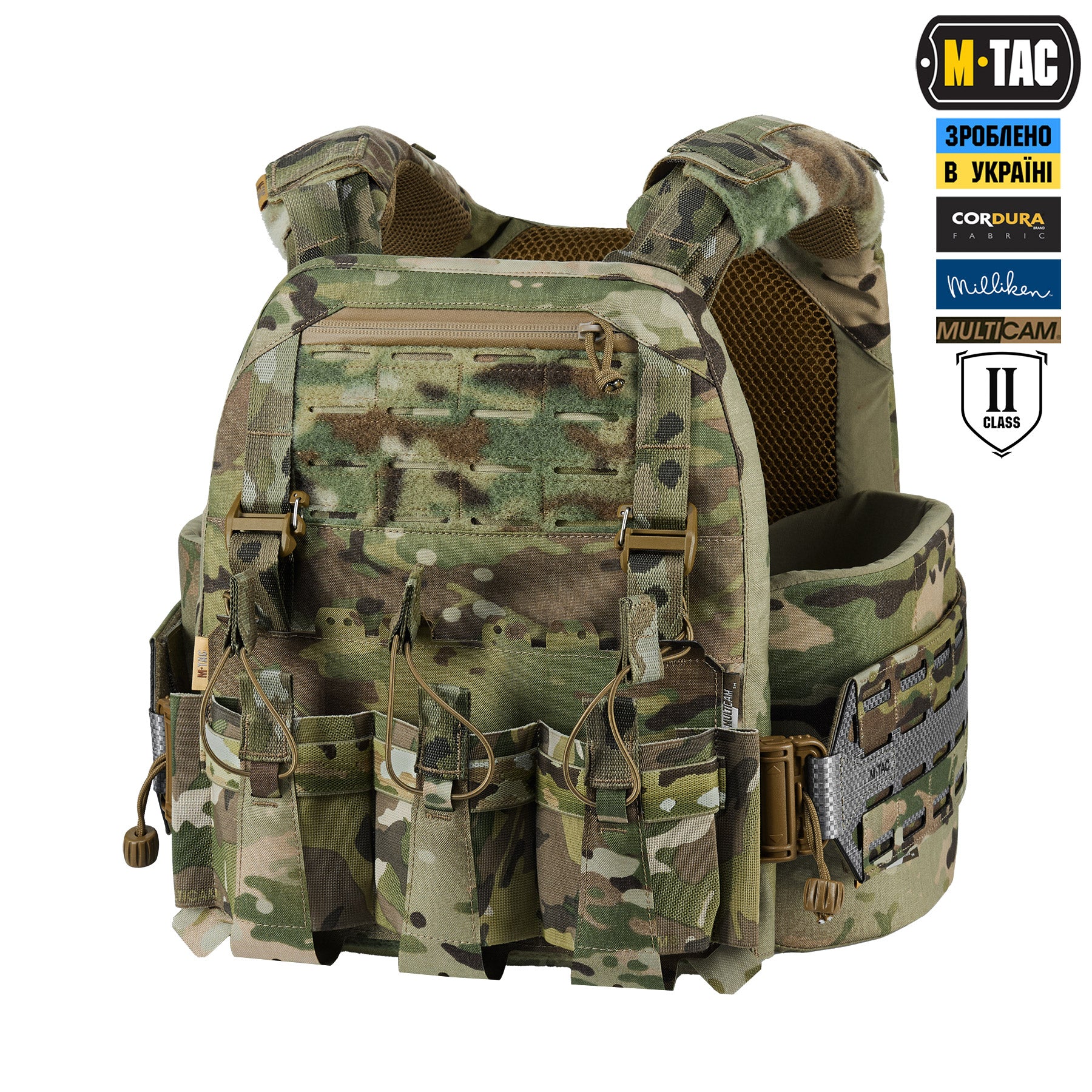 M-Tac плитоноска Cuirass Tiger Elite 2 клас захисту (розмір плити L) Multicam