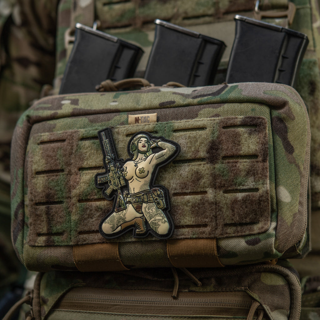 M-Tac нашивка Tactical girl Skandinavik with Mjöllnir PVC MC
