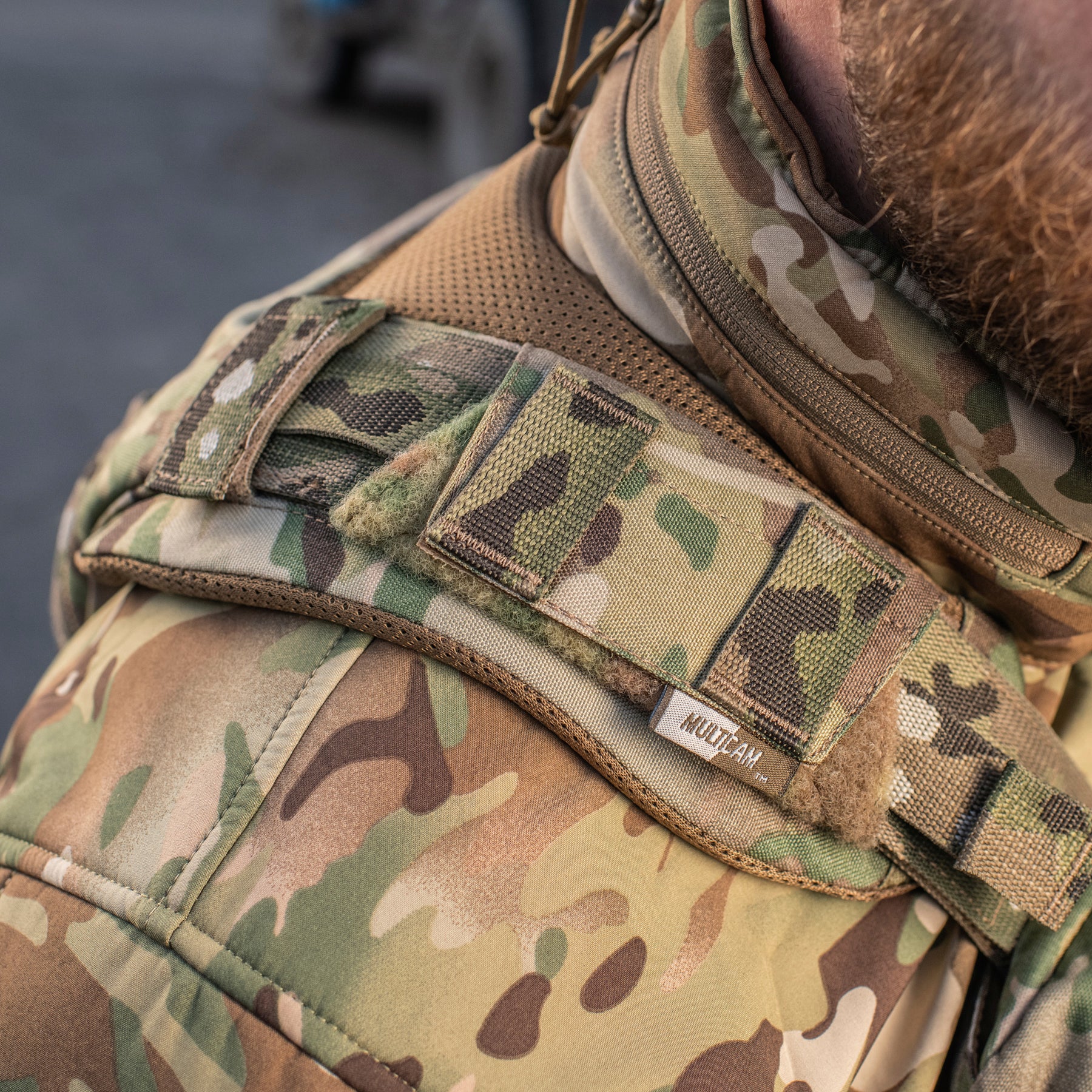 M-Tac демпфер плечовий для плитоноски Cuirass QRS Multicam