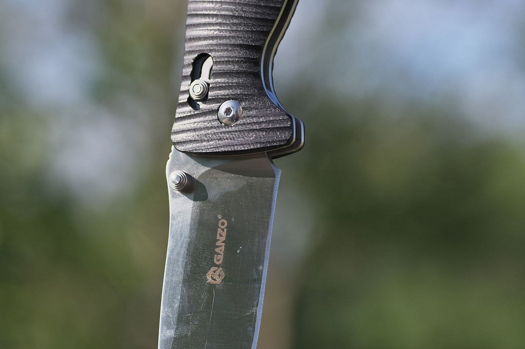 Ніж складаний туристичний Ganzo G720 (9 см) 440C / G10 зелений