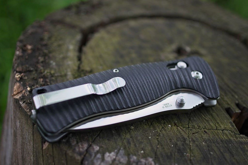 Ніж складаний туристичний Ganzo G720 (9 см) 440C / G10 зелений
