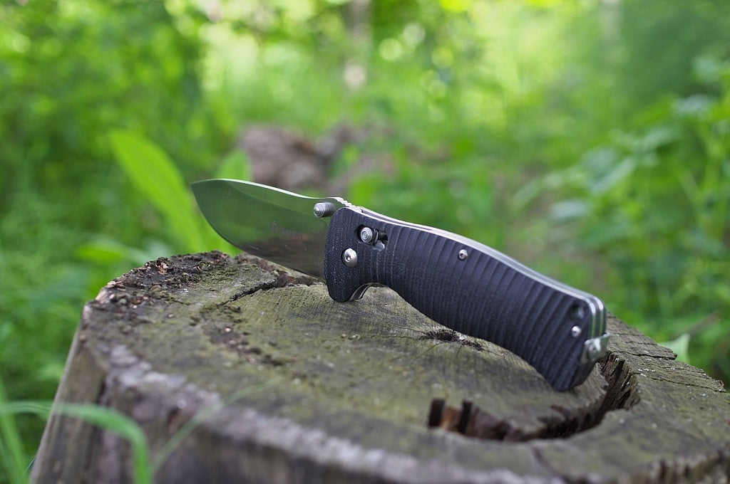 Ніж складаний туристичний Ganzo G720 (9 см) 440C / G10 зелений