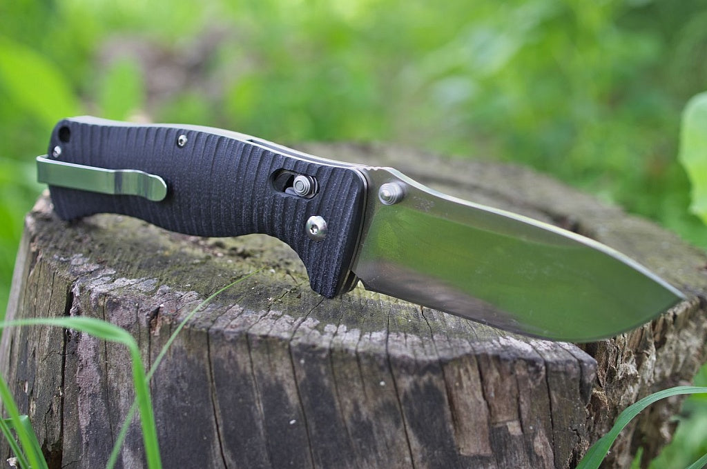 Ніж складаний туристичний Ganzo G720 (9 см) 440C / G10 зелений