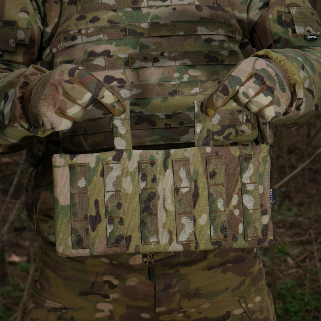 Захист попереку з балістичним пакетом 1 клас захисту Militex cordura USA Multicam