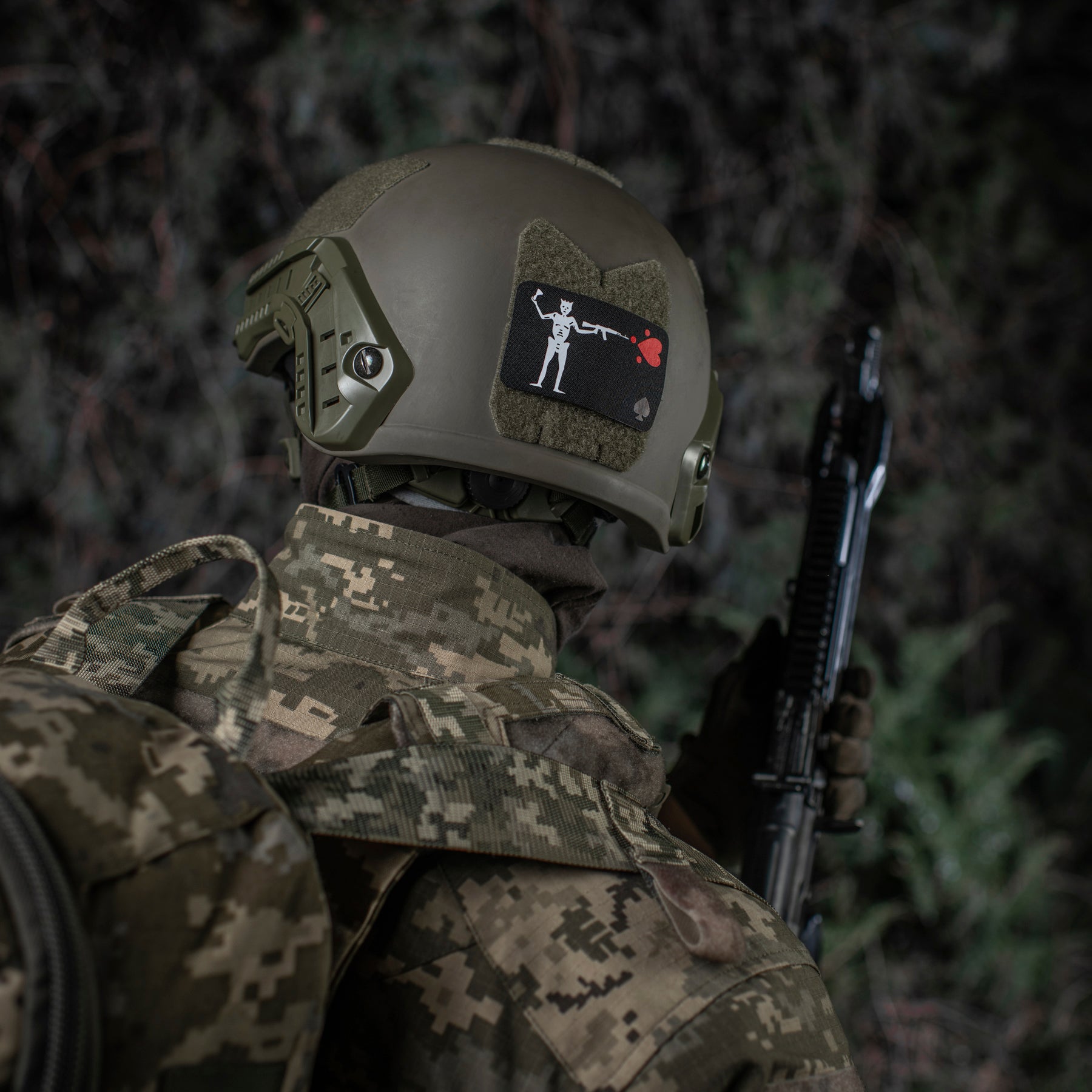 M-Tac нашивка прапор Чорна Борода АК-74 Black