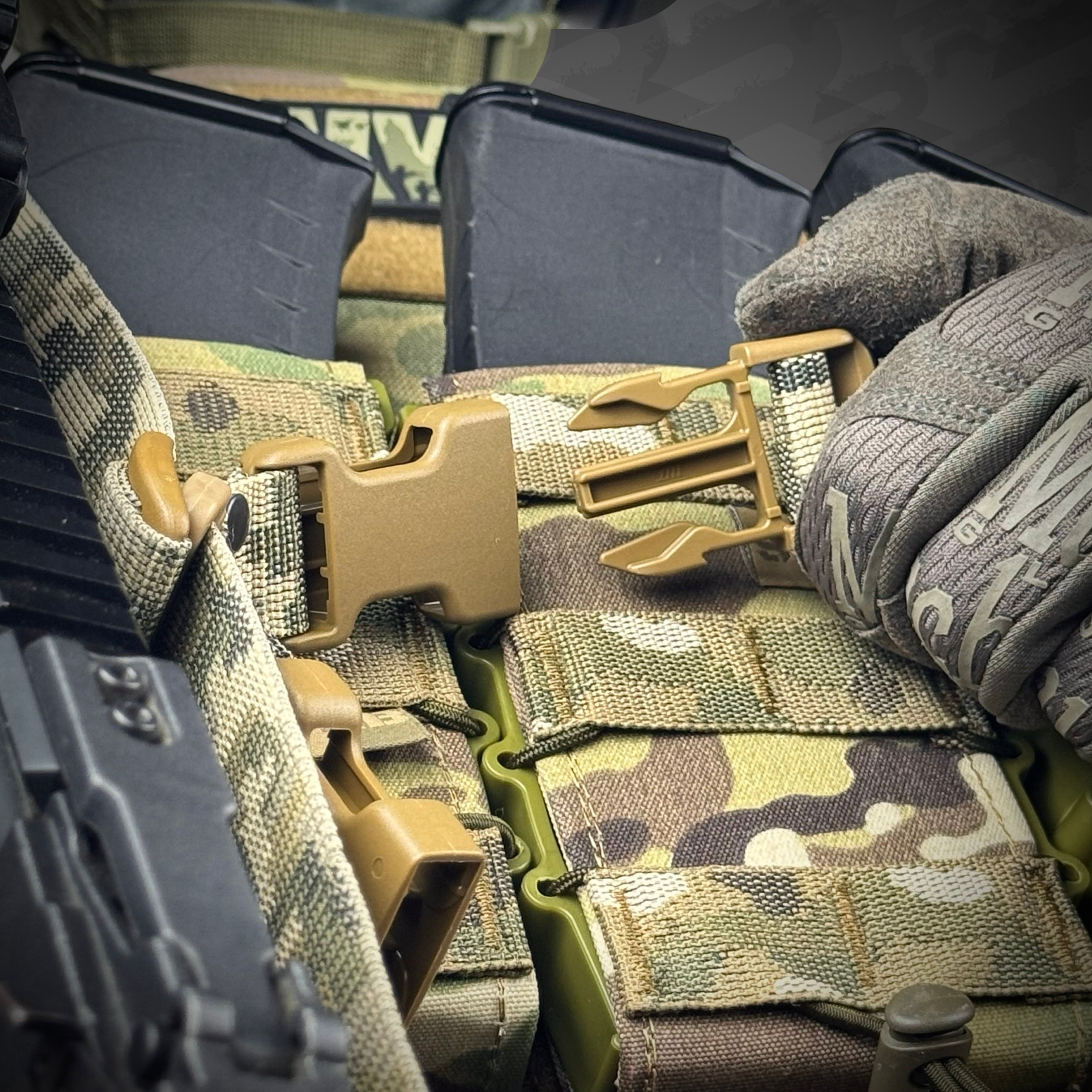 Ремінь збройовий триточковий RAGNAROK "Hel" Gen.II QD Піксель