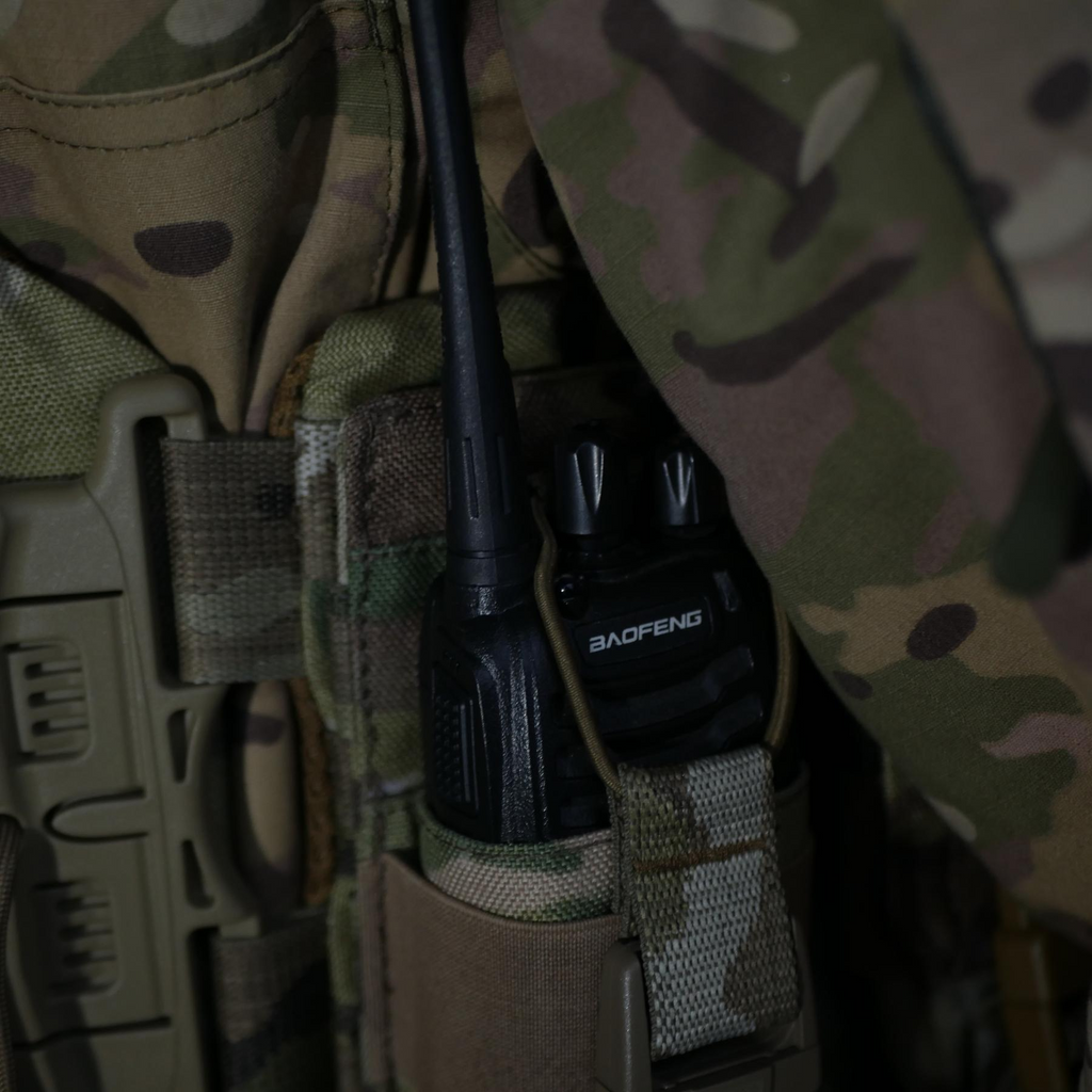 Посилений підсумок під рацію Militex Cordura original USA Мультикам з NIR-просоченням