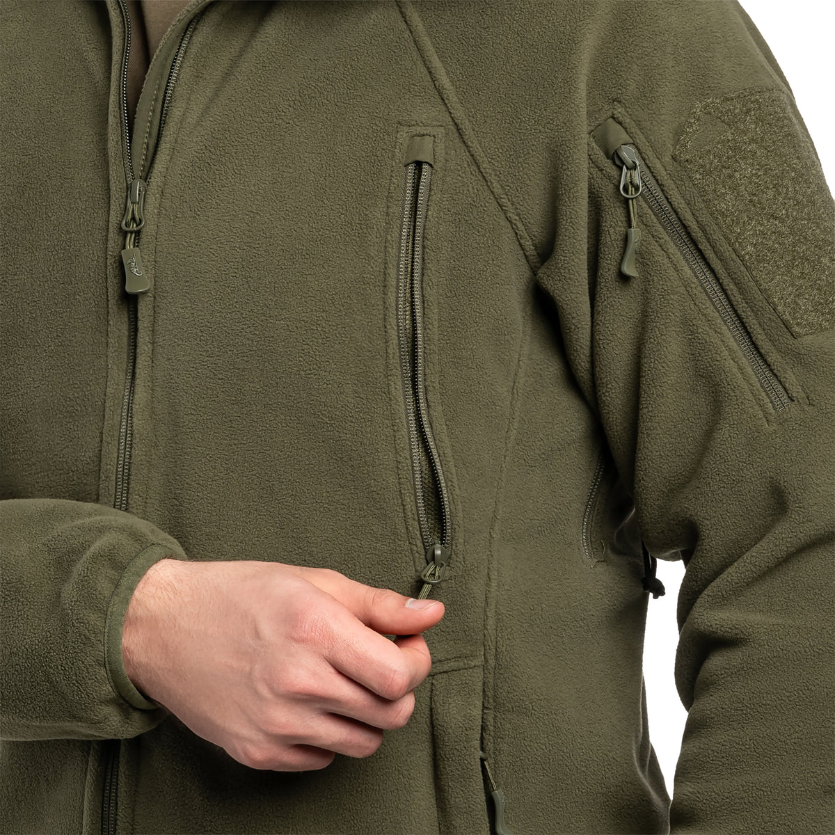 Флісова кофта Helikon-Tex Patriot Mk2 Hybrid Fleece - Olive Green