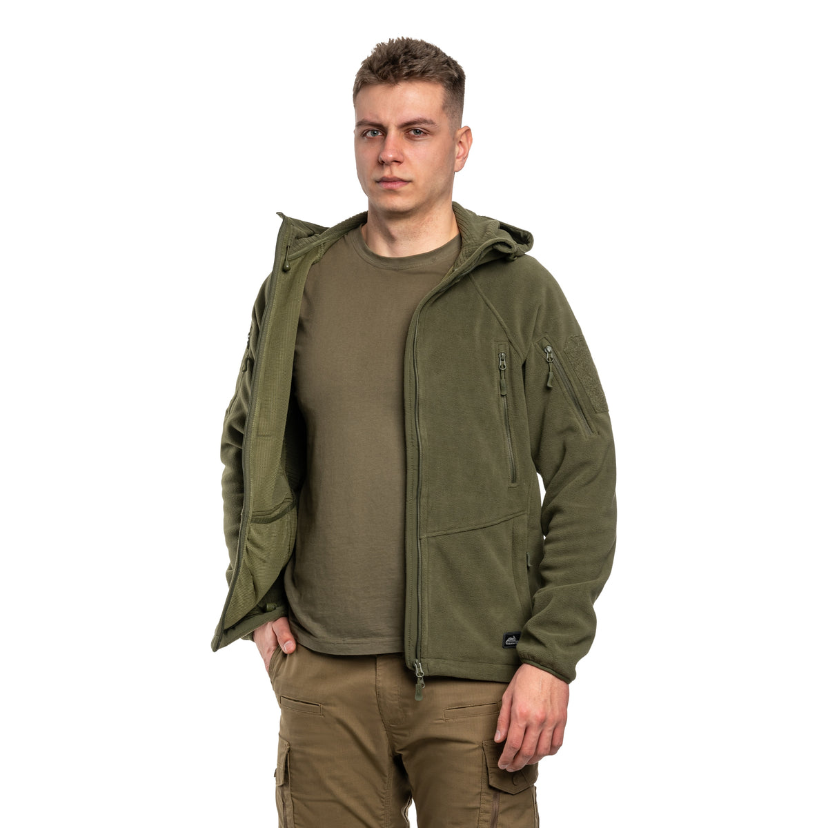 Флісова кофта Helikon-Tex Patriot Mk2 Hybrid Fleece - Olive Green