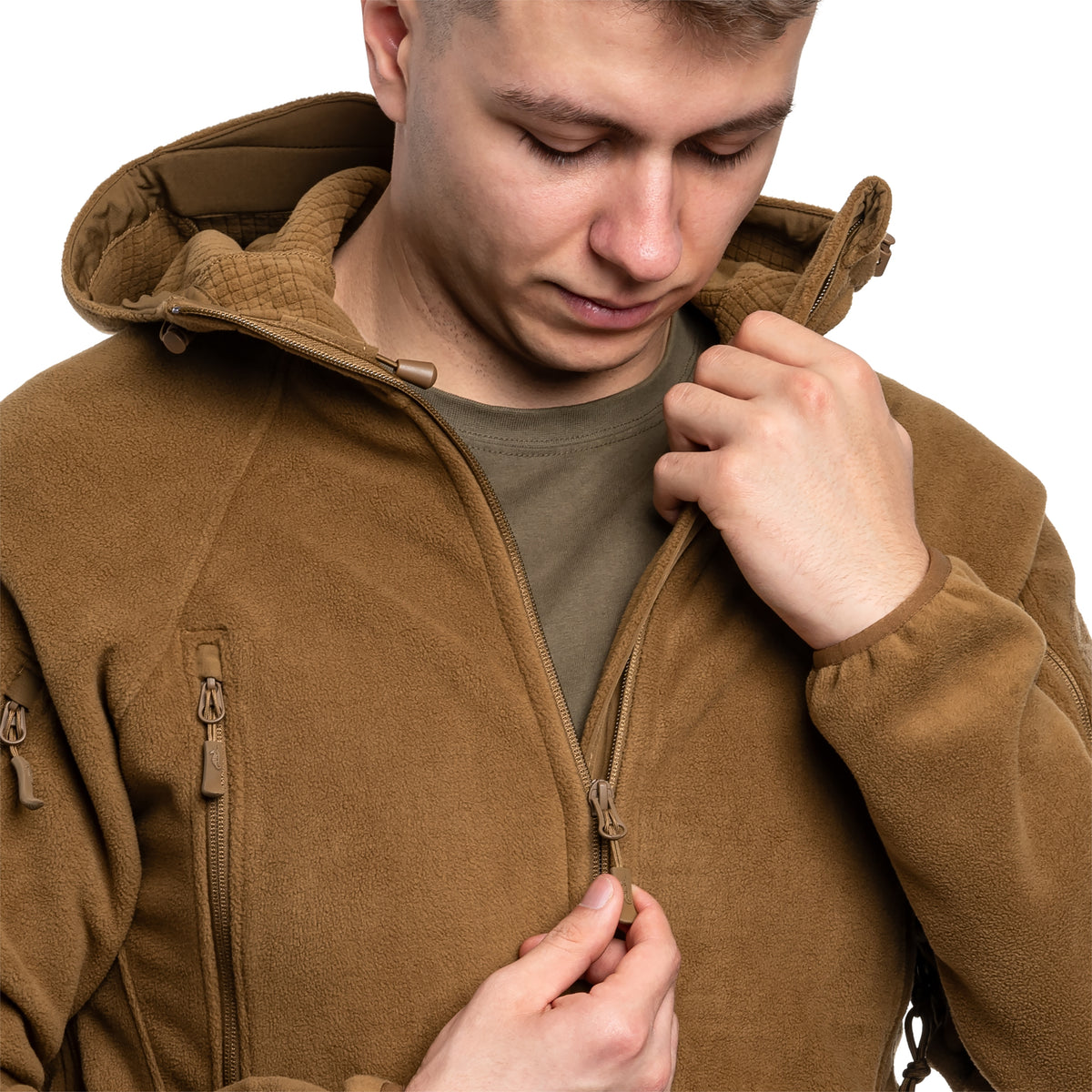Флісова кофта Helikon-Tex Patriot Mk2 Hybrid Fleece - Coyote