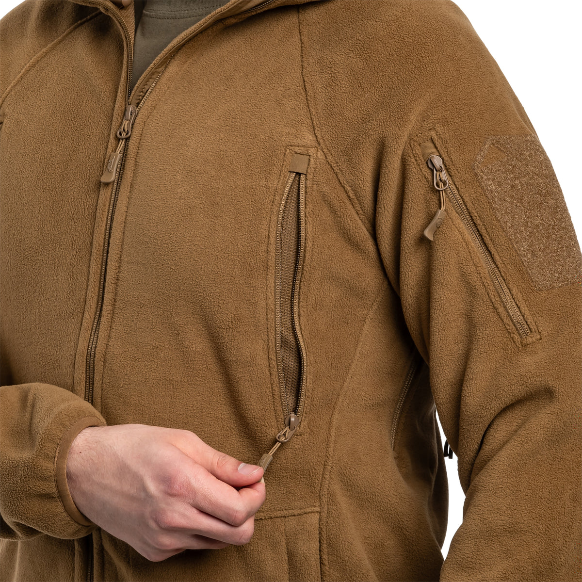 Флісова кофта Helikon-Tex Patriot Mk2 Hybrid Fleece - Coyote