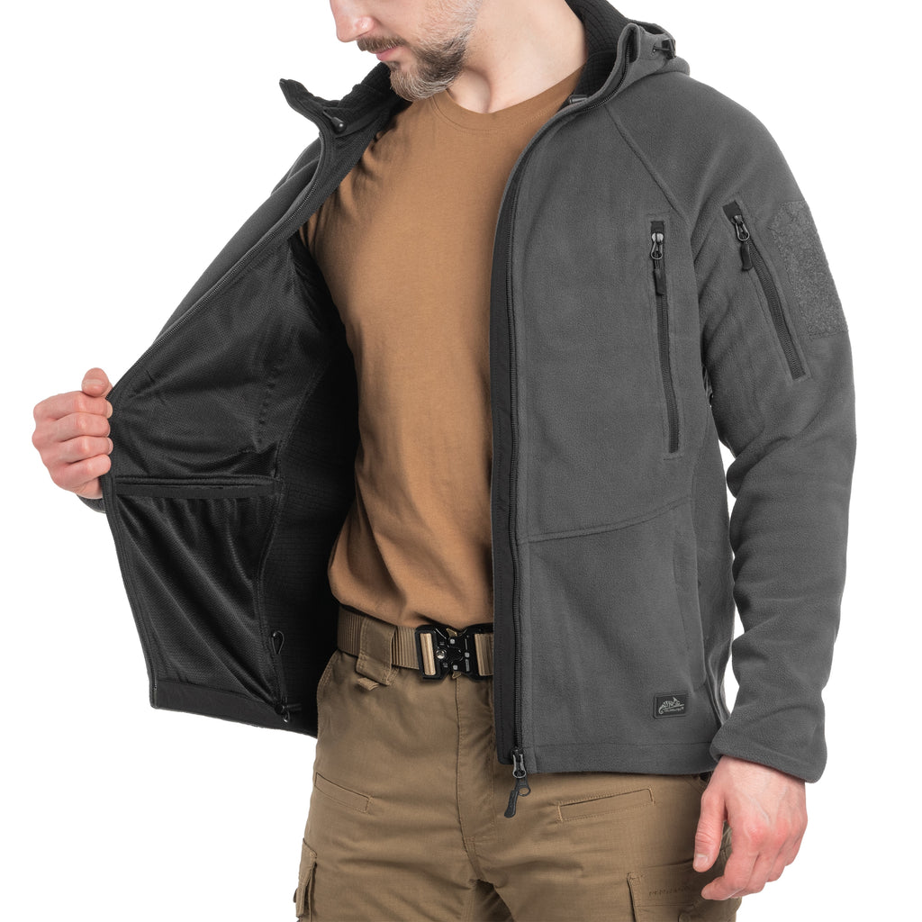 Флісова кофта Helikon-Tex Patriot Mk2 Hybrid Fleece - Shadow Grey/Black