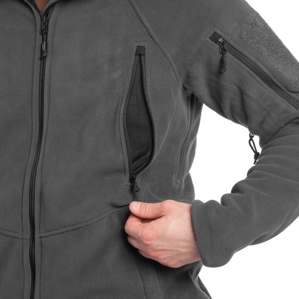 Флісова кофта Helikon-Tex Patriot Mk2 Hybrid Fleece - Shadow Grey/Black