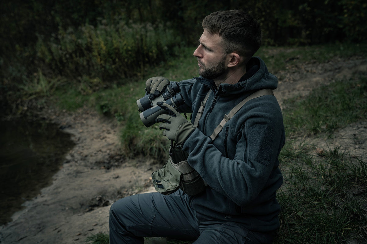 Флісова кофта Helikon-Tex Patriot Mk2 Hybrid Fleece - Shadow Grey/Black