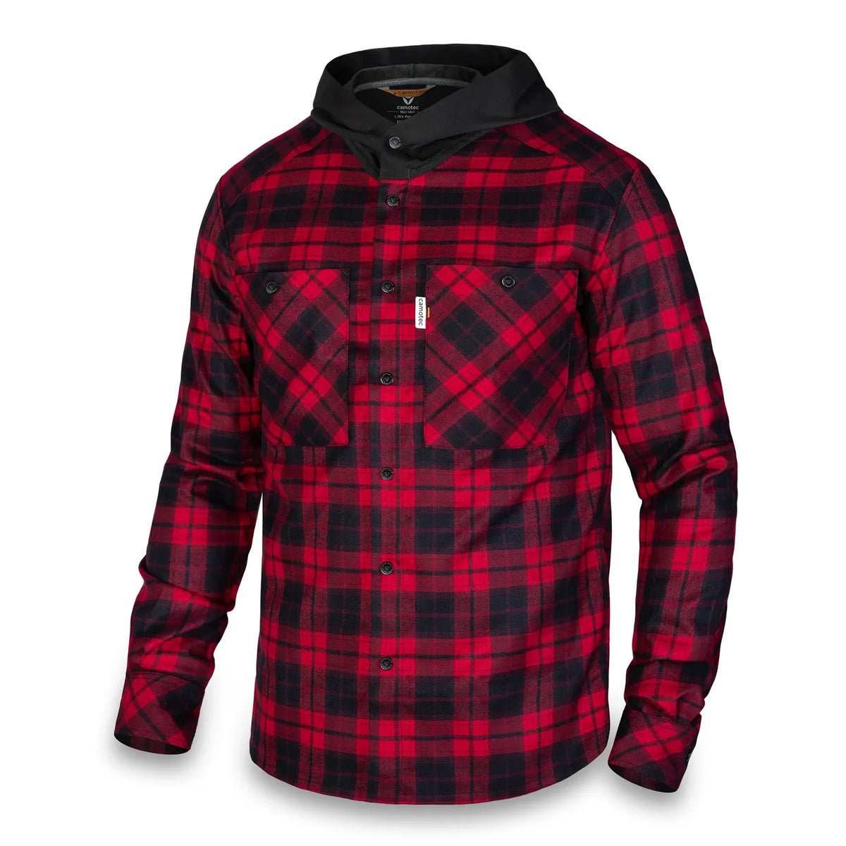 Сорочка з каптуром "Вектор" Red/Black