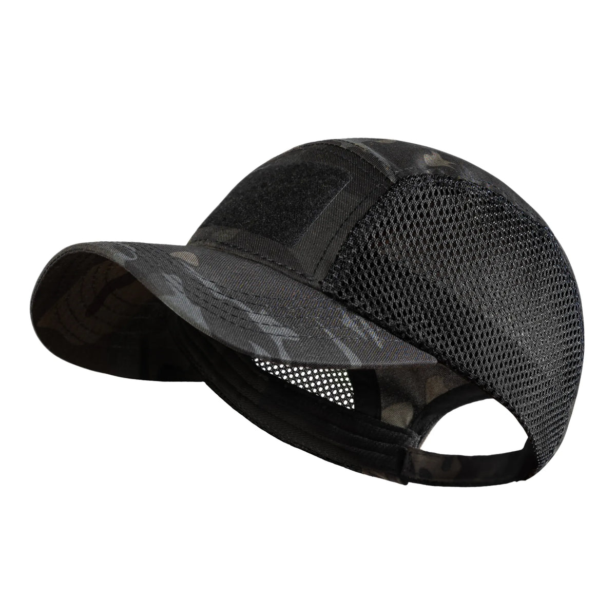 Бейсболка 5Panel Mesh Tactic Twill Black Multicam