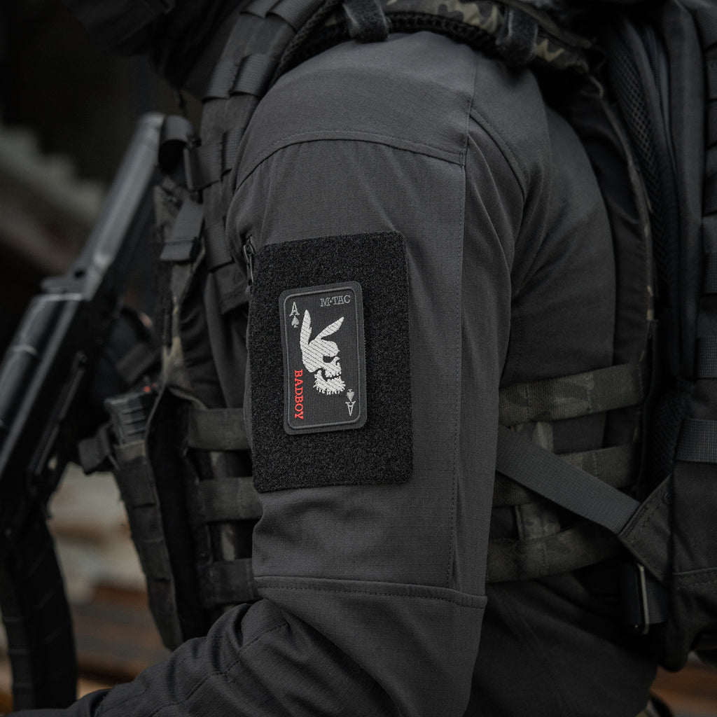 M-Tac нашивка Bad Boy (вишивка) Black