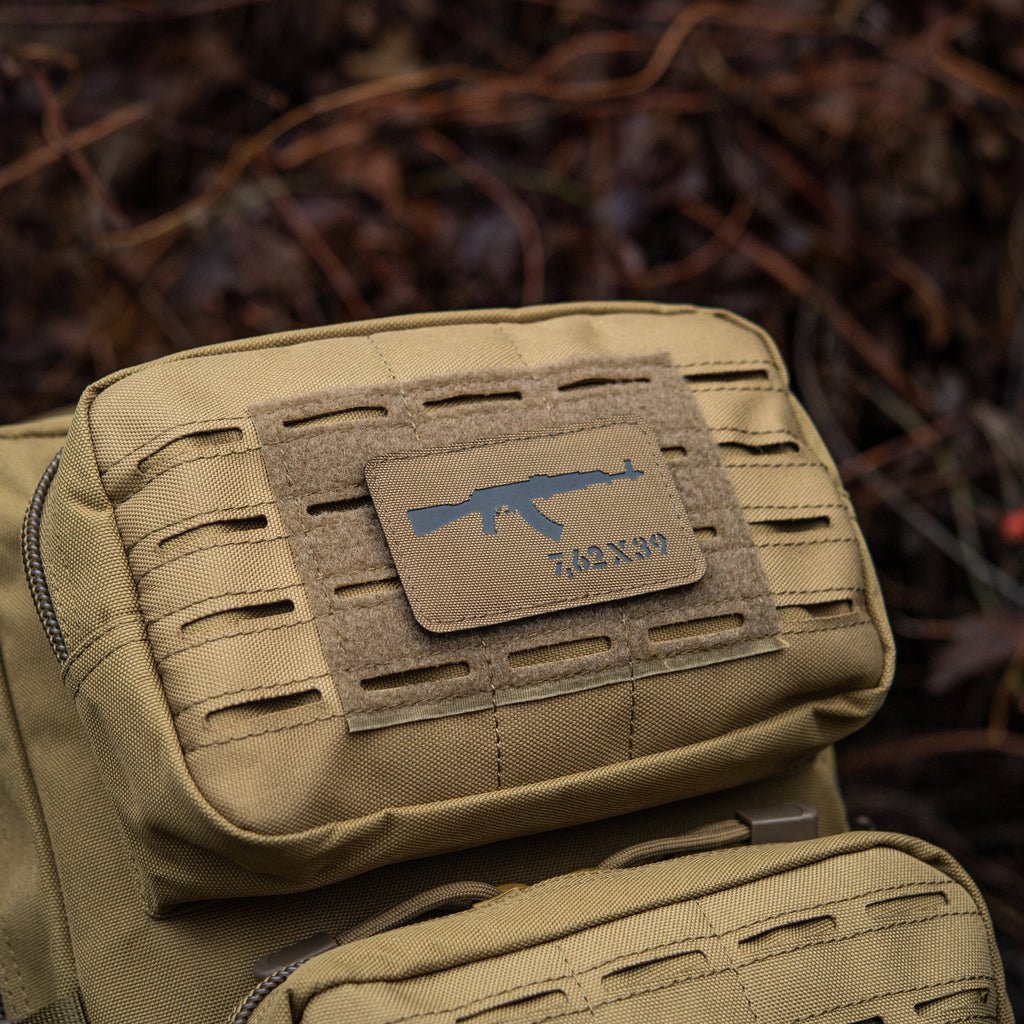 M-Tac нашивка AKM 7,62х39 Laser Cut Coyote/Black