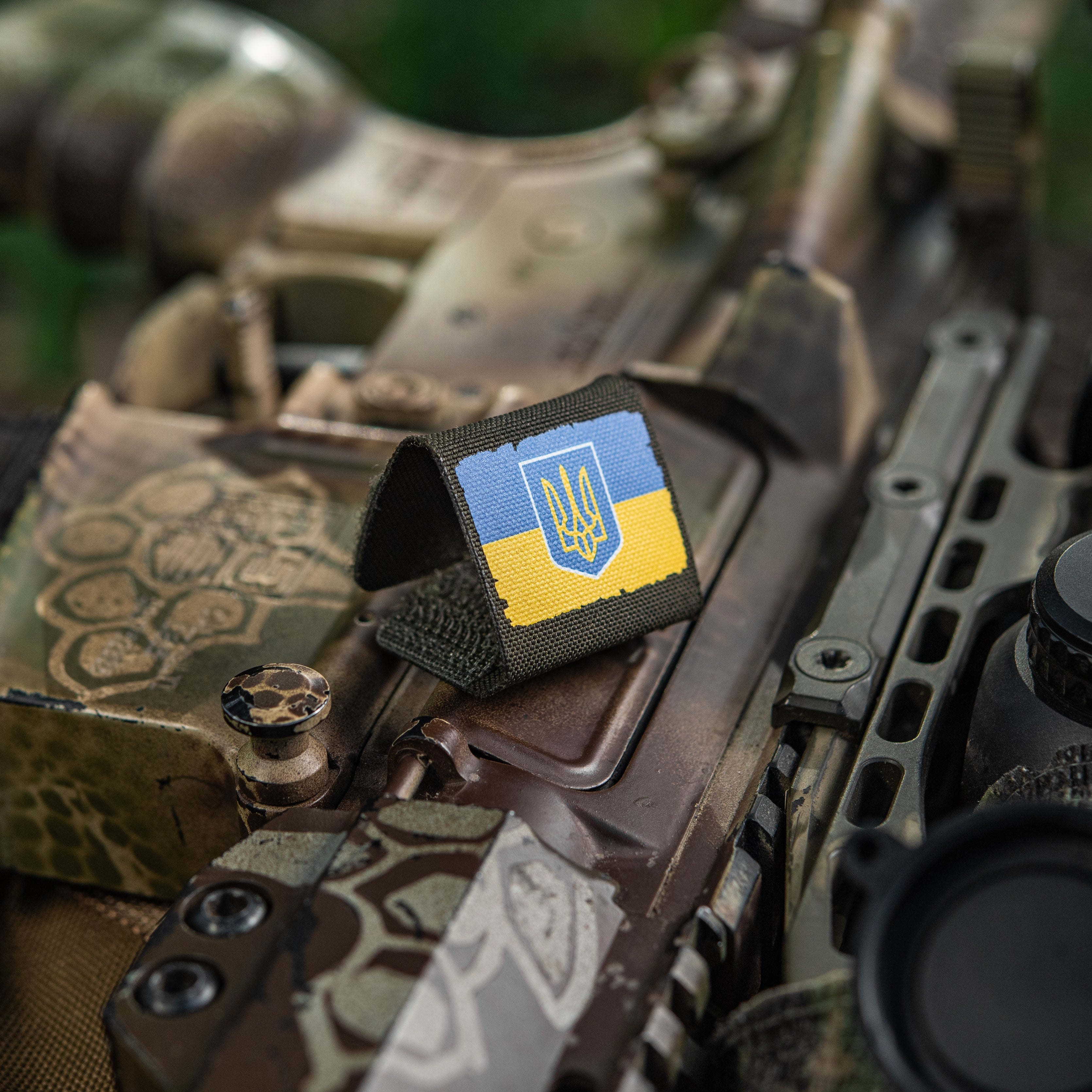M-Tac MOLLE Patch Прапор України з гербом Full Color/Ranger Green