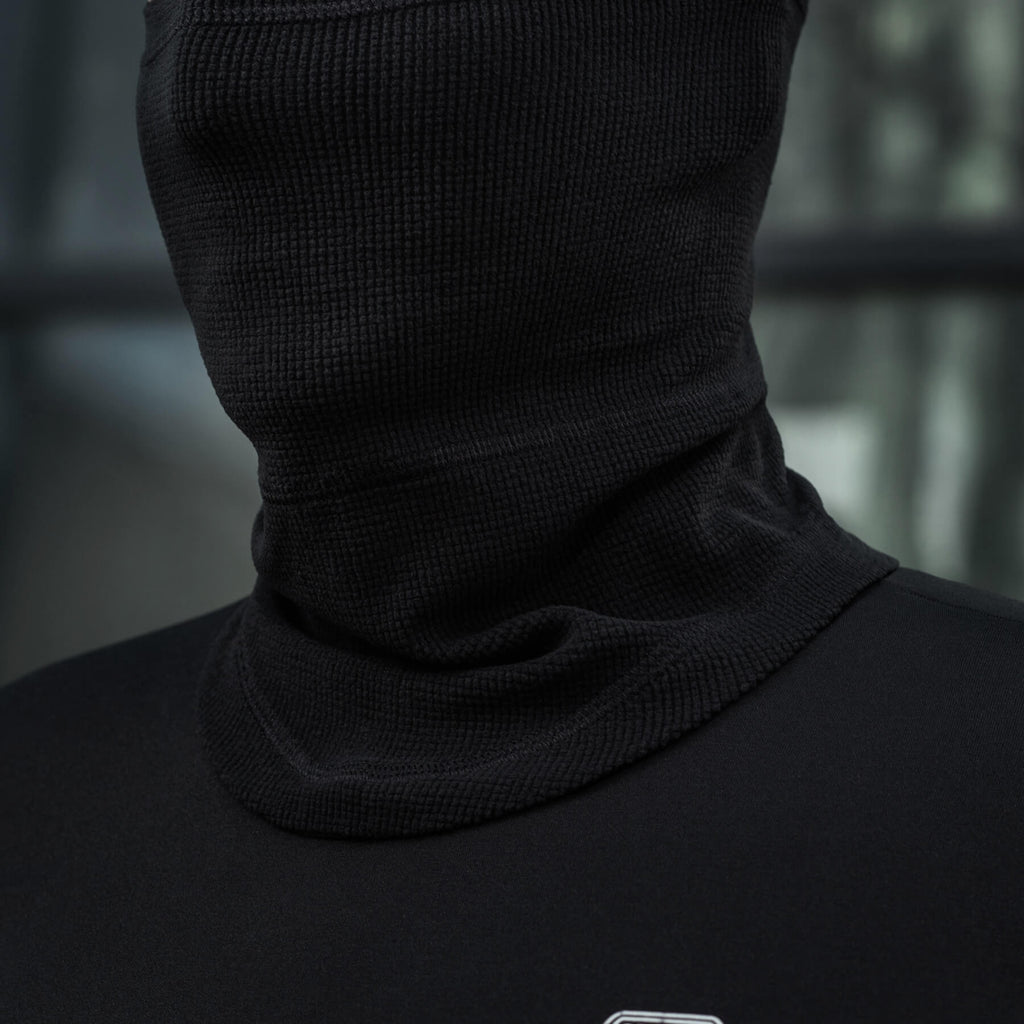 M-Tac шарф-труба довгий мікрофліс ріп-стоп Black