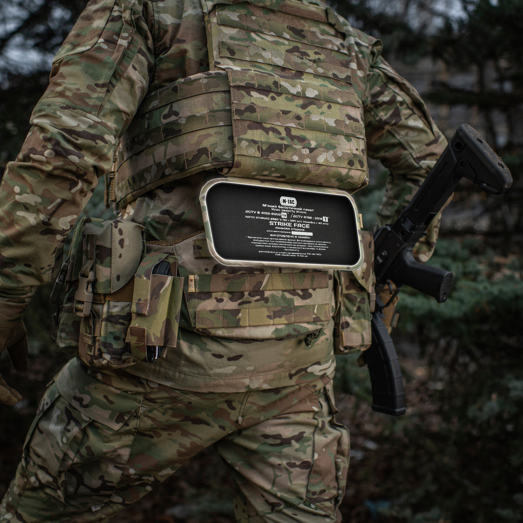 M-Tac захист попереку з балістичним пакетом 1А для Cuirass QRS Multicam