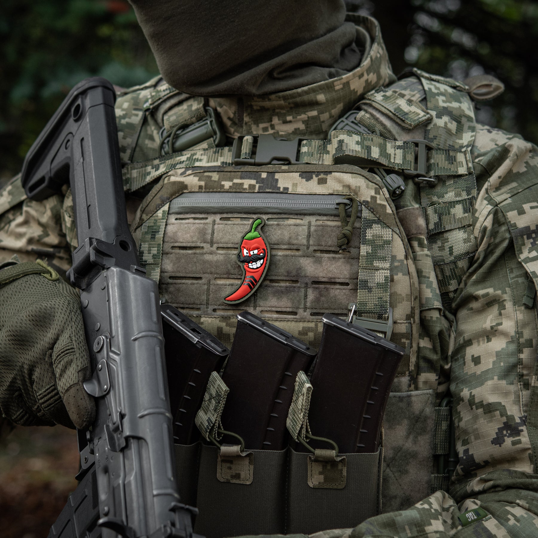 M-Tac нашивка Перчик 3D сержант (PVC)