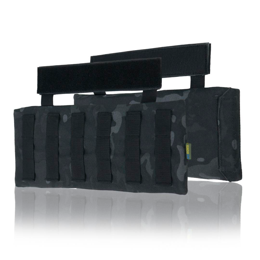 Захист попереку з балістичним пакетом 1 клас захисту Kiborg Black Multicam
