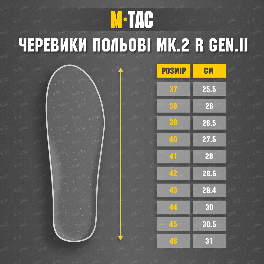 M-Tac черевики польові Mk.2 R Gen.II Ranger Green