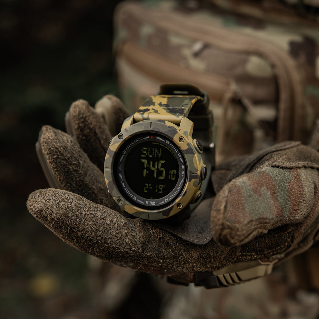 M-Tac годинник тактичний з компасом 2095 Camo
