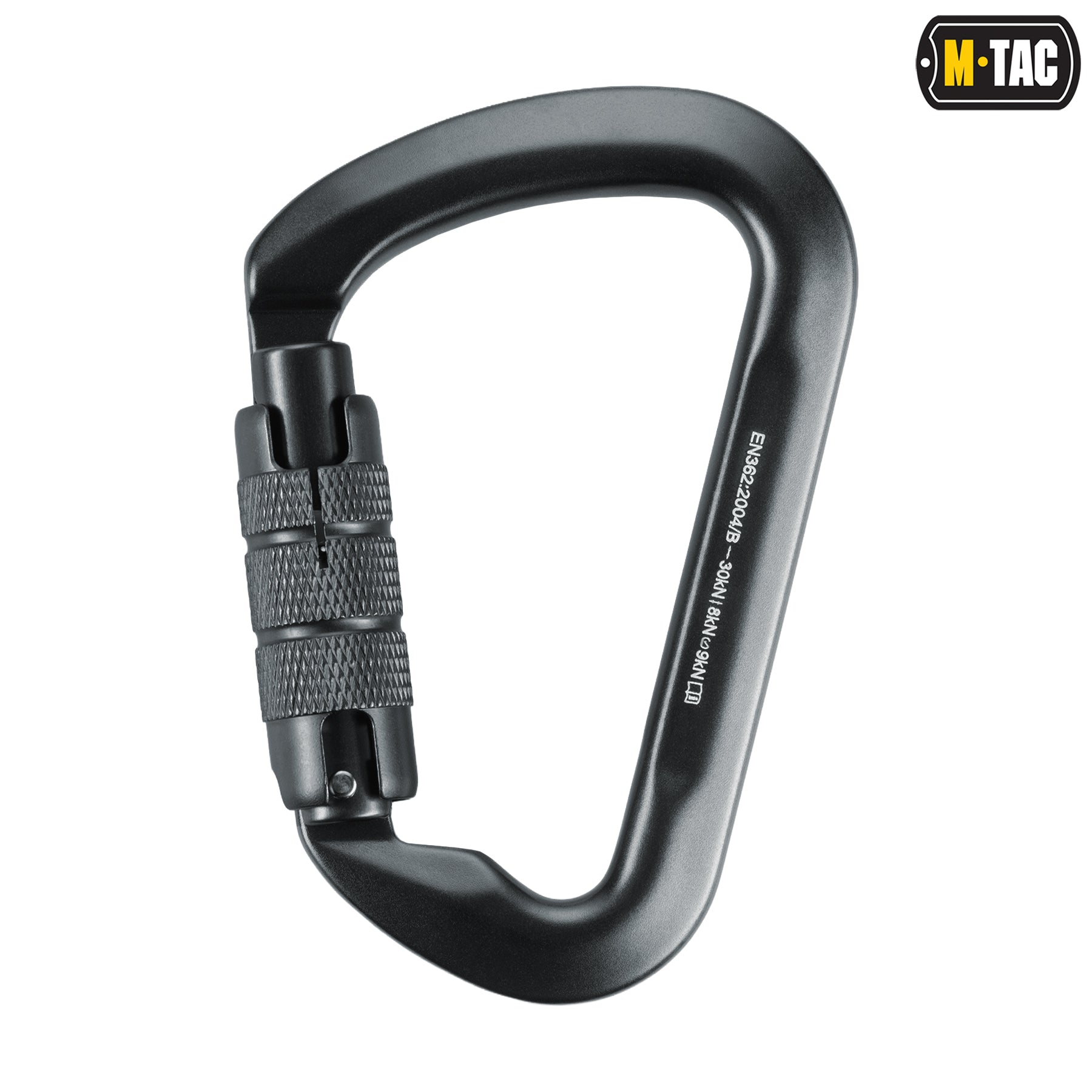 M-Tac карабін 10 см с байонетною муфтою Keylock Grey