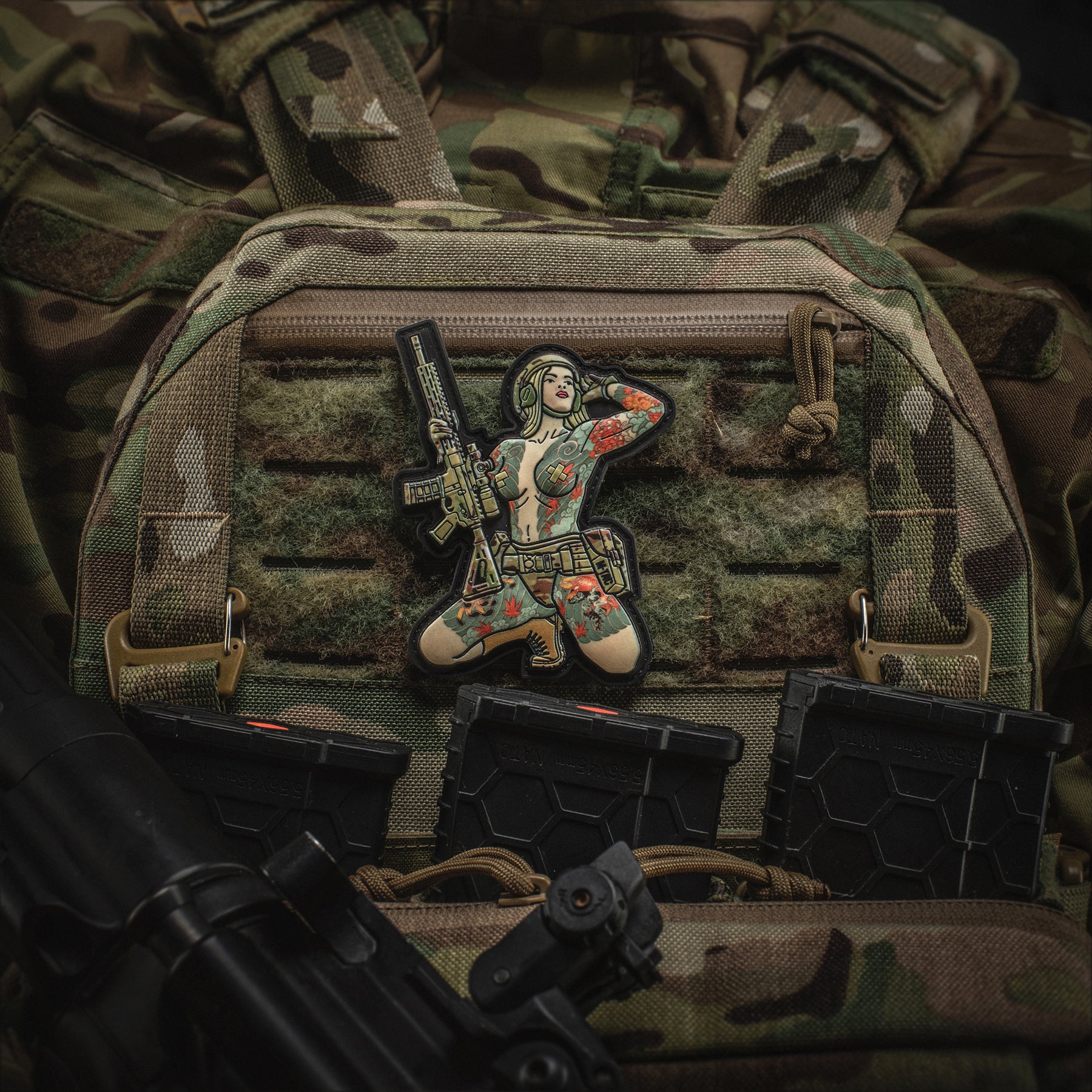 M-Tac нашивка Tactical girl Якудза PVC MC