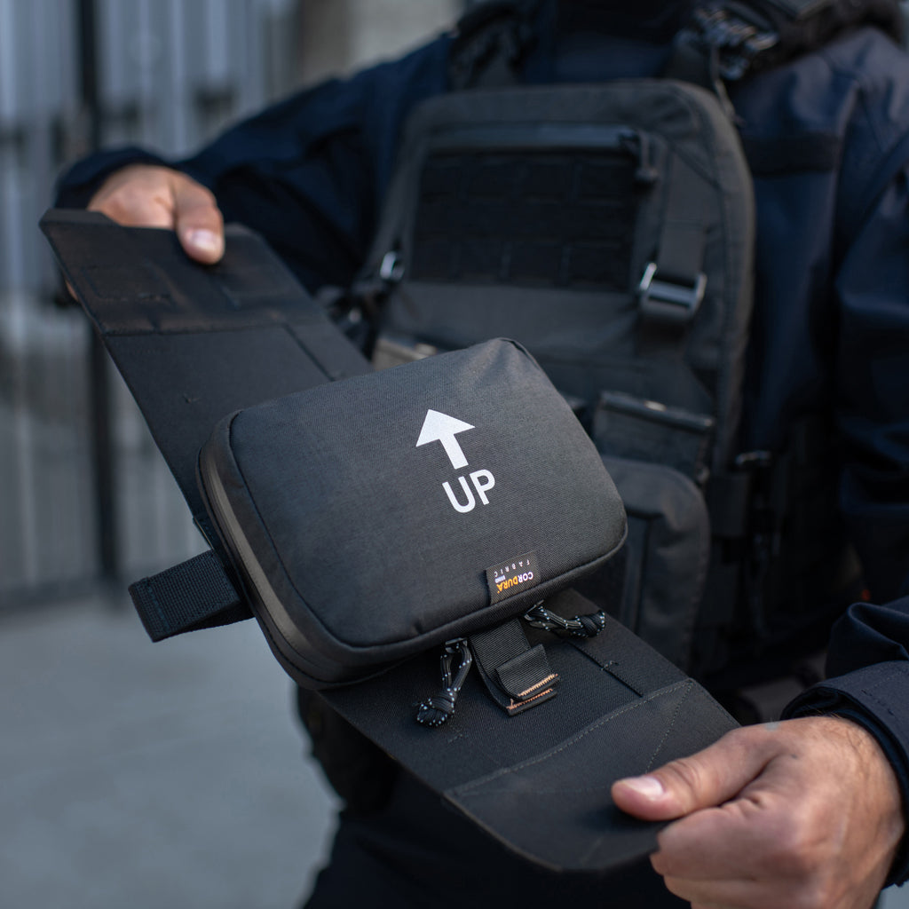 M-Tac підсумок медичний горизонтальний Large Elite Black