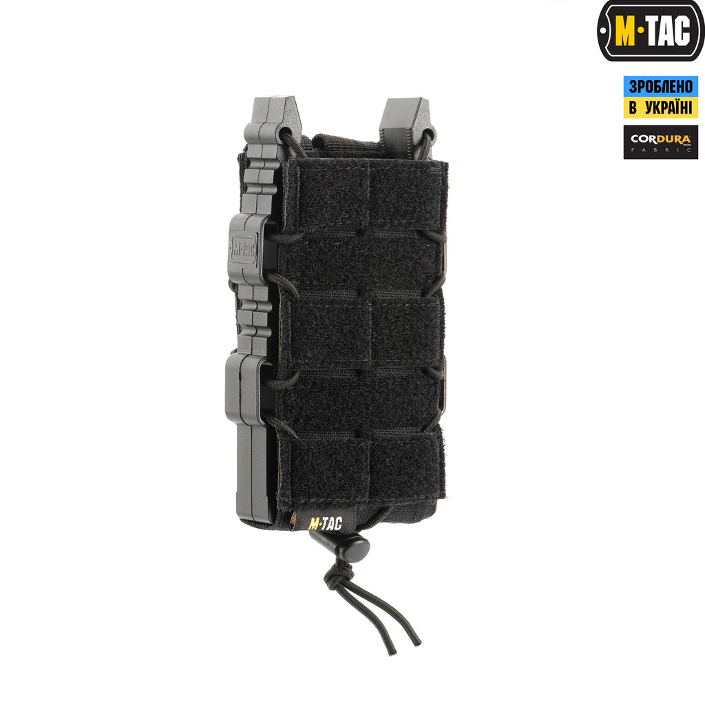M-Tac підсумок для АК відкритий з липучкою Elite Black