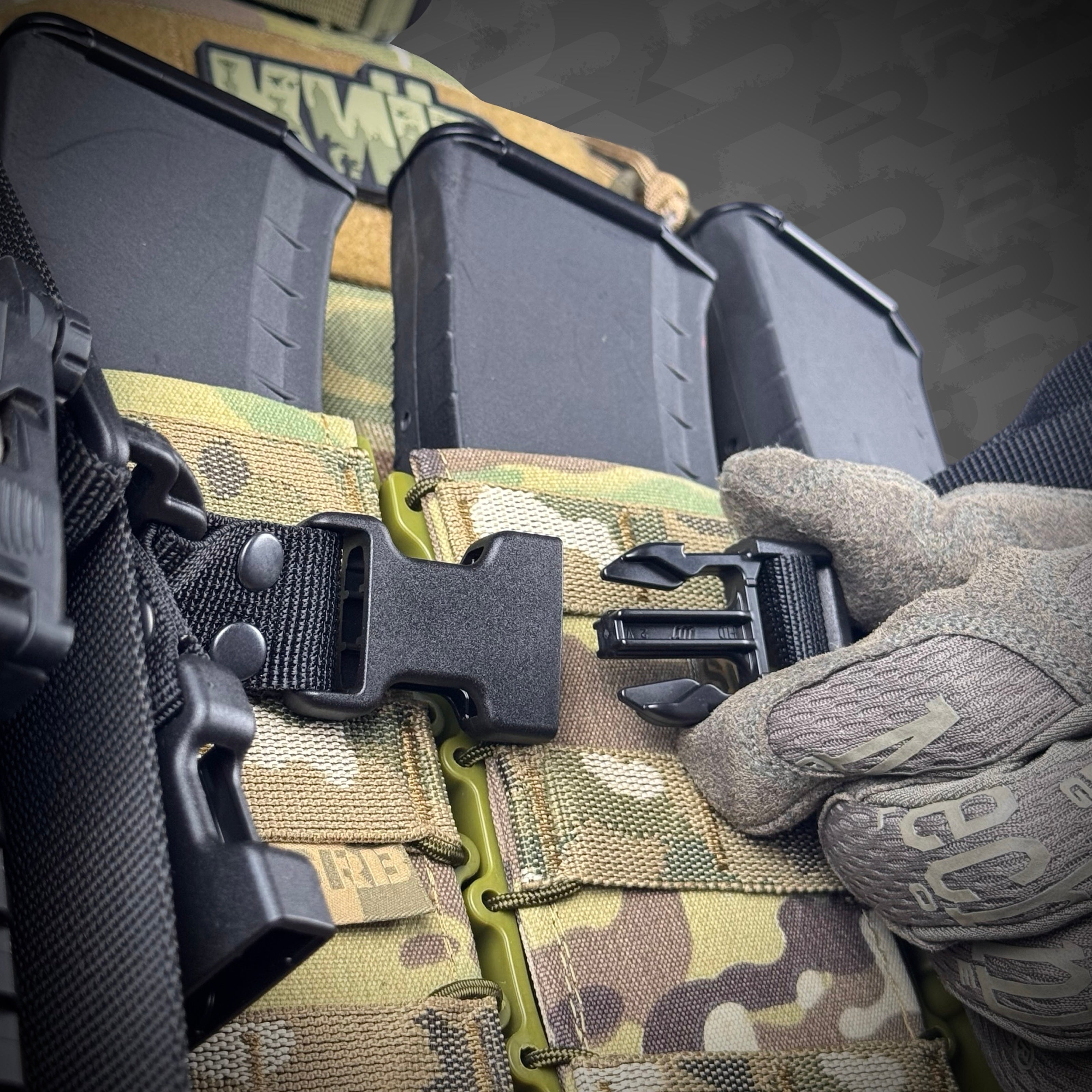 Ремінь збройовий триточковий RAGNAROK "Hel" Gen.II QD Чорний