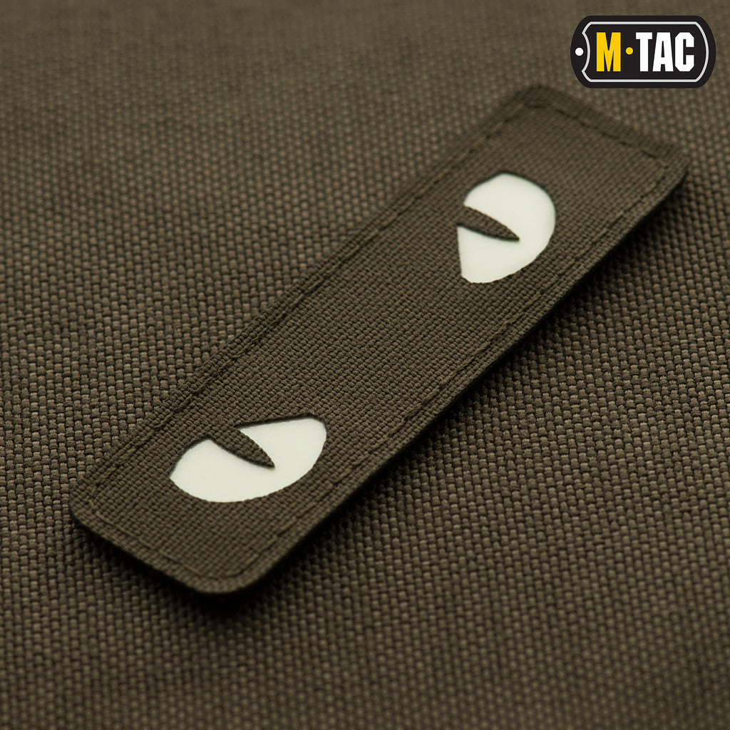 M-Tac нашивка Cat Eyes Laser Cut Ranger Green/світлонакопичувач