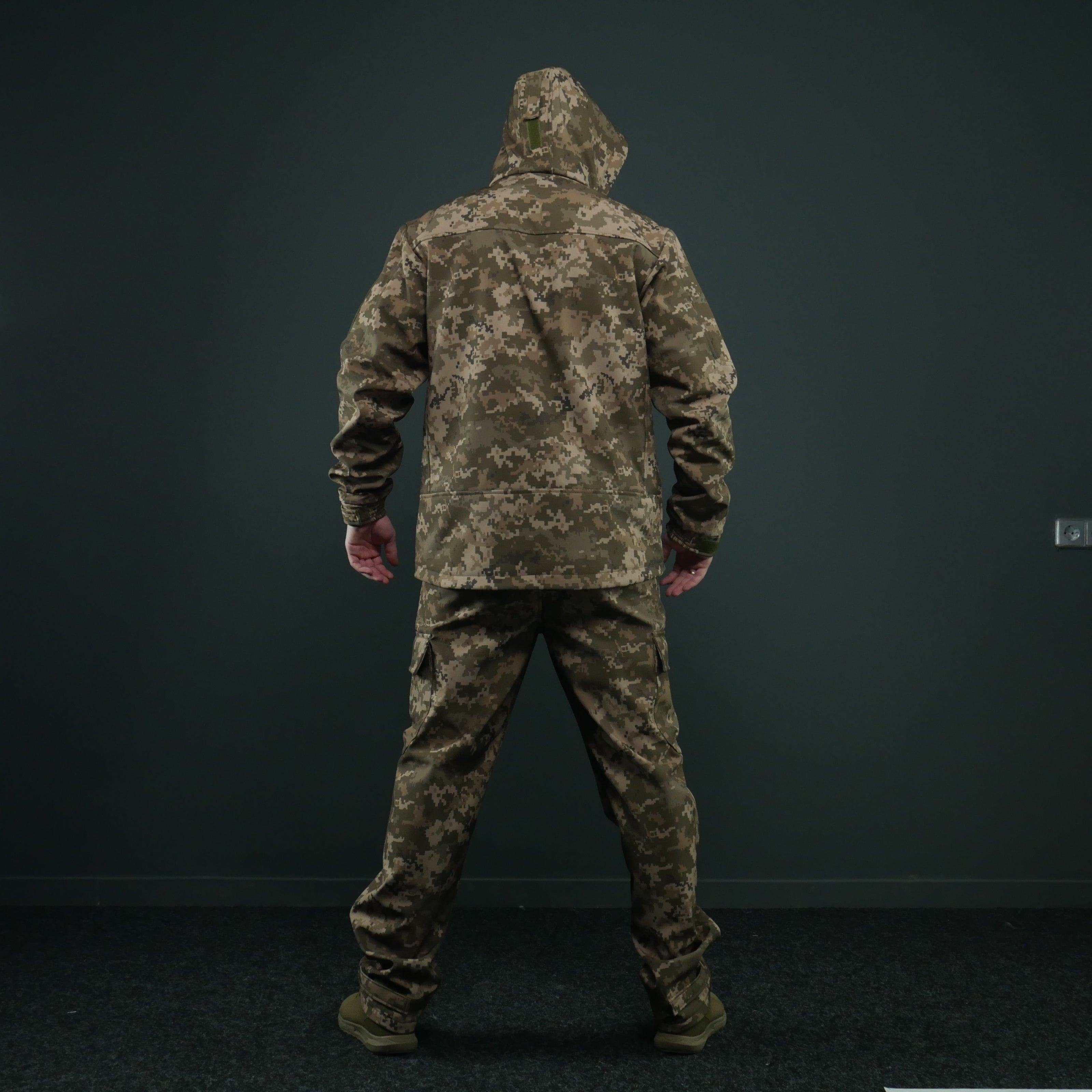 Демісезонний костюм Softshell Kiborg Піксель