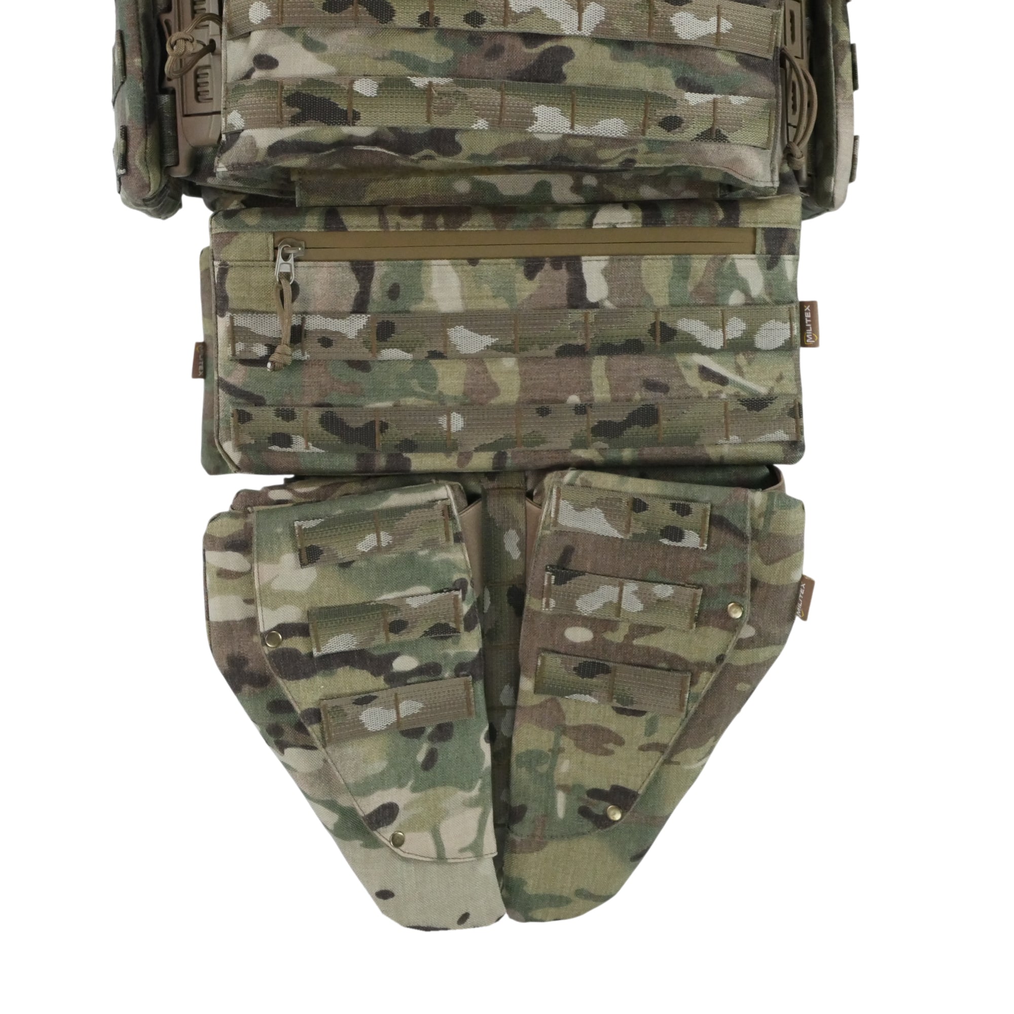 Бронежилет Militex Modular X-1 з балістичним пакетом (1 клас) | Multicam | Cordura USA | Розмір XL