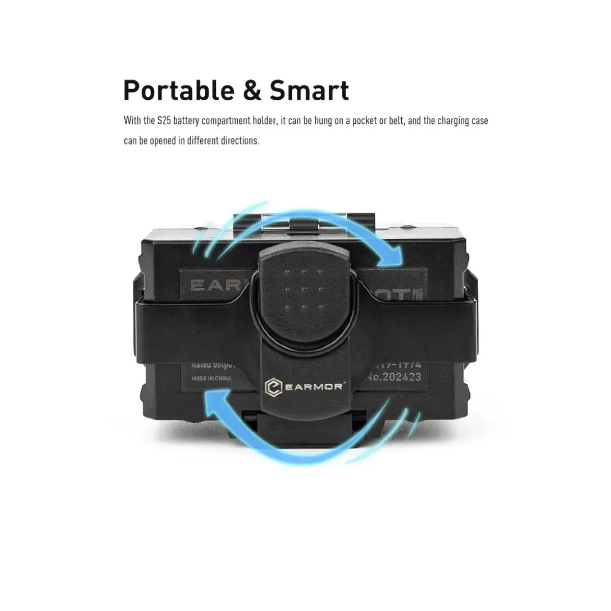 Активні захисні навушники-беруші Earmor M20T Pro Bluetooth — Олива