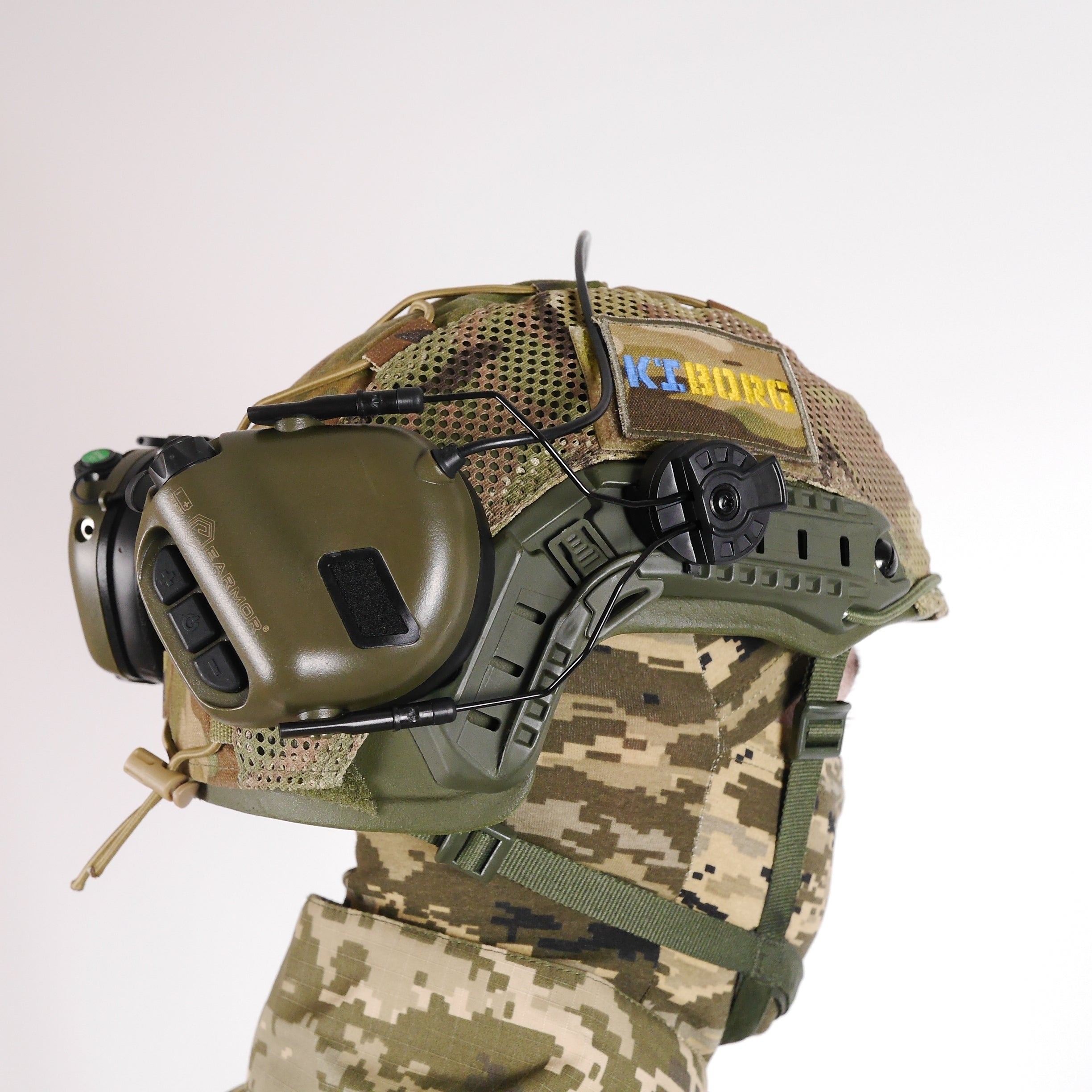 Навушники EARMOR M31Н Олива з кріпленням