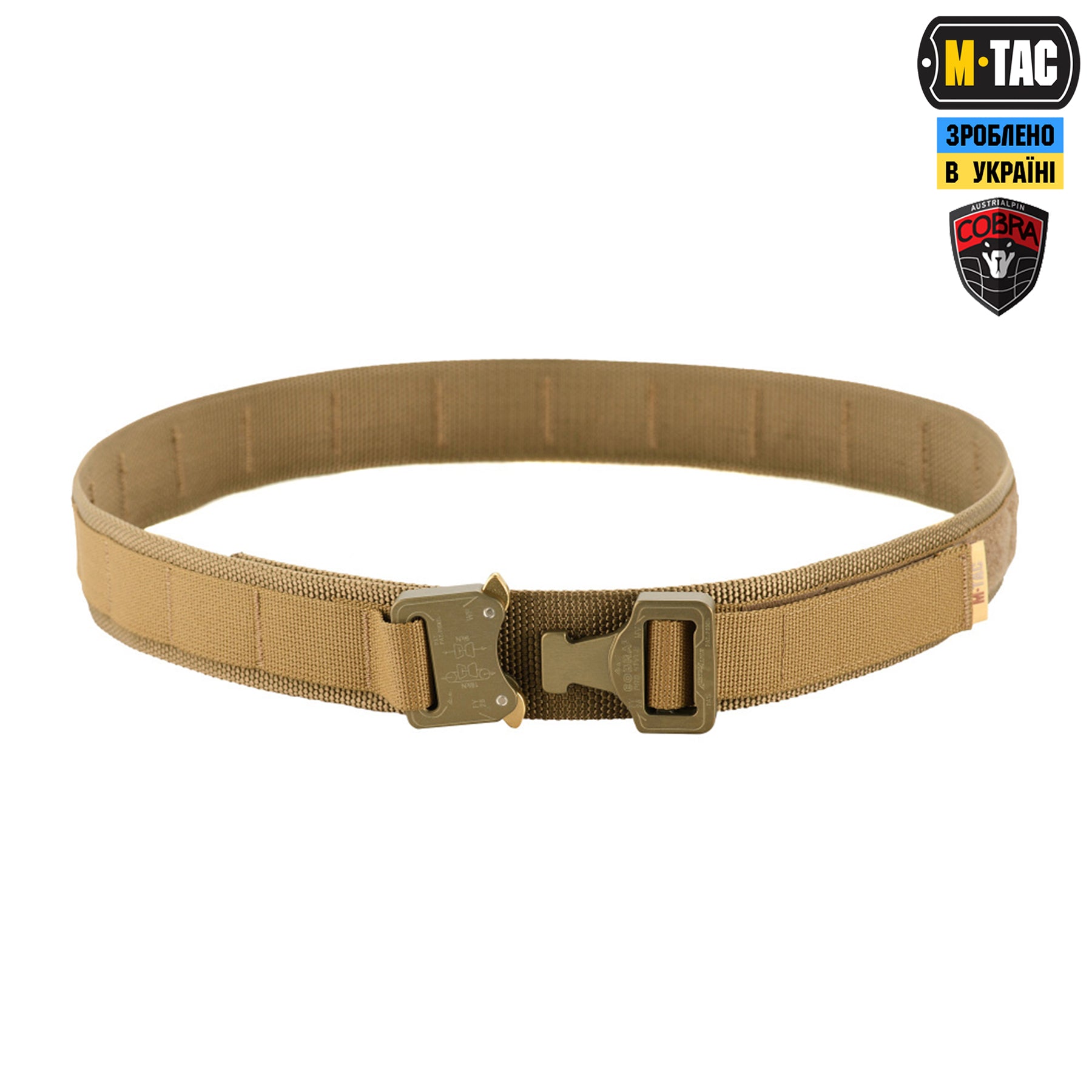 M-Tac ремінь Cobra Buckle Tactical Belt Coyote