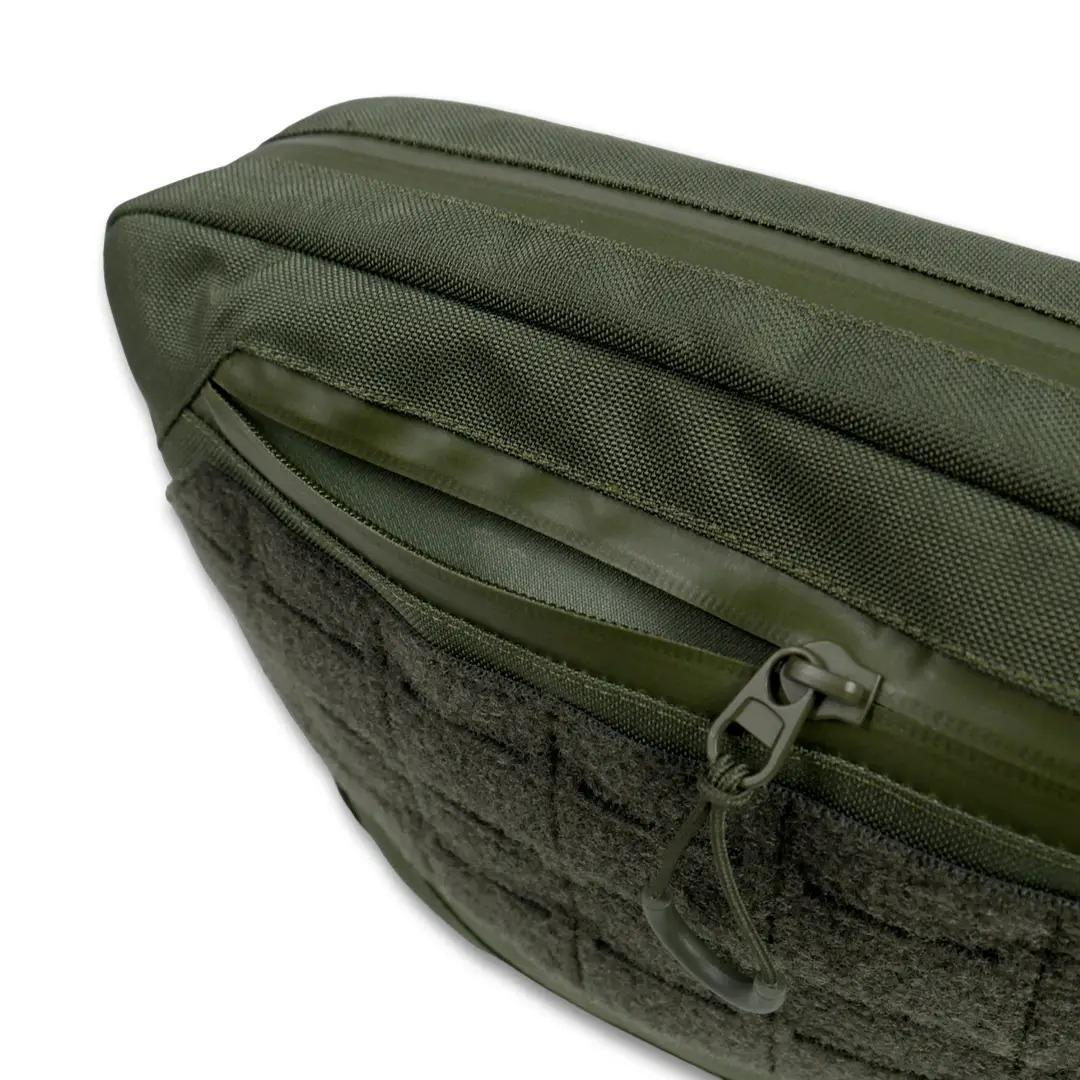 Сумка-напашник M Kiborg з балістичним пакетом 2 клас захисту PE Militex GU Сordura Khaki